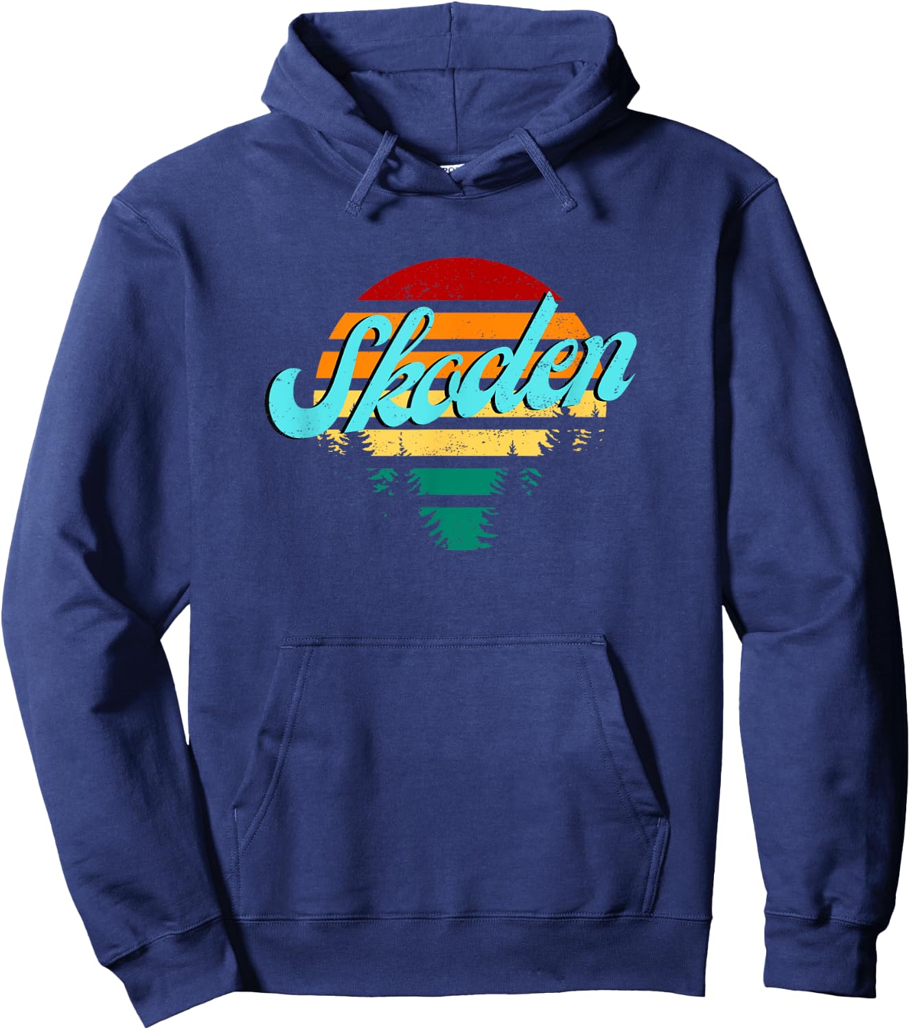 Sunset Skoden Hoodie - Hoodie | Navy