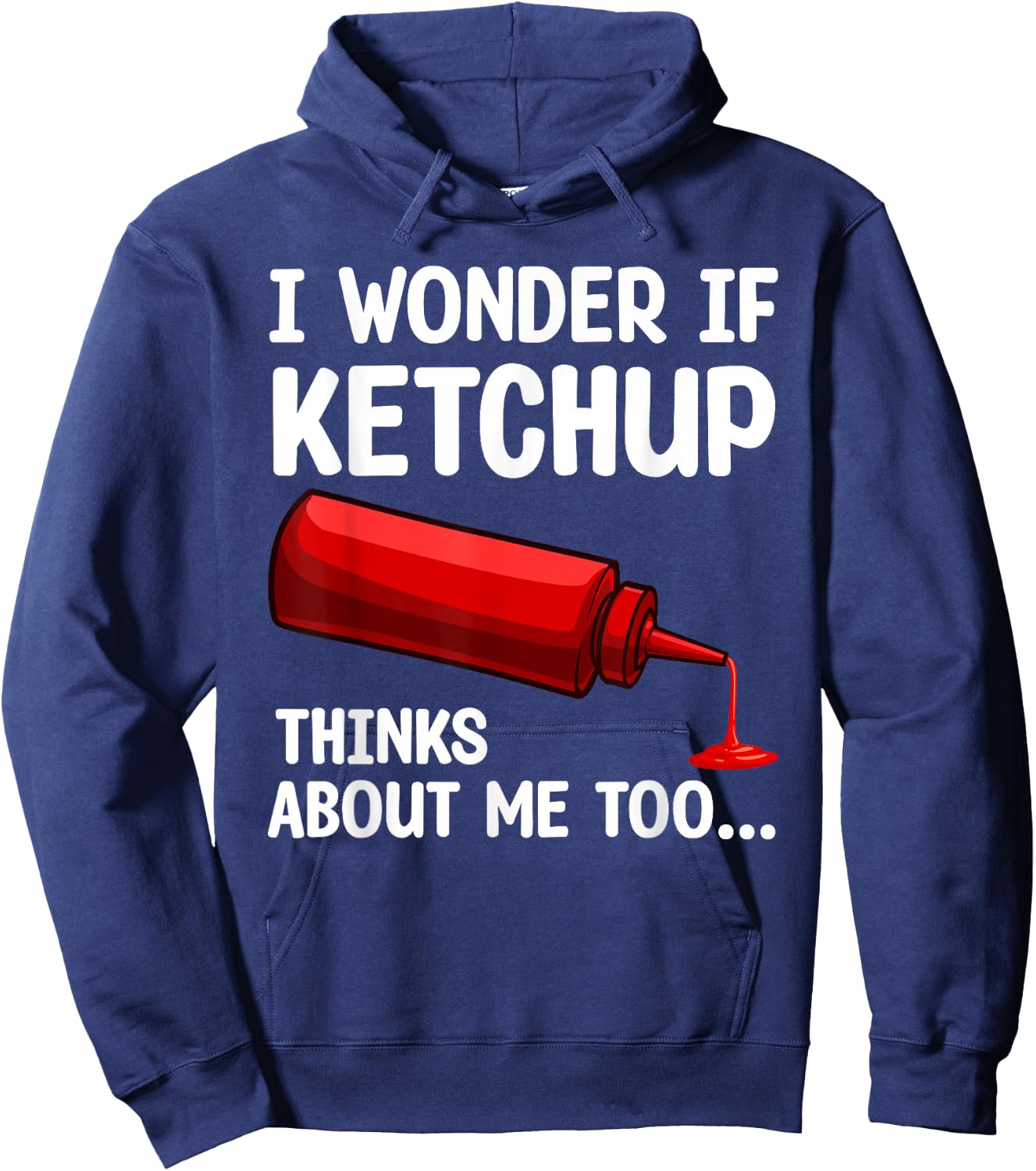 Cool Ketchup Design Women Catsup Sauce Ketchup Lover Hoodie - Hoodie | Navy