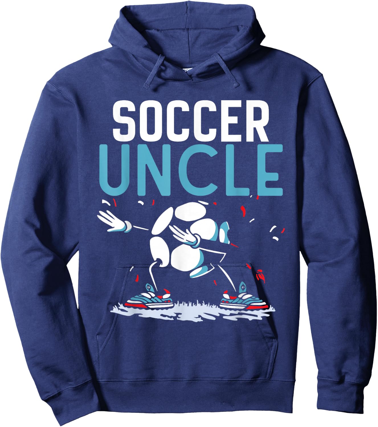 Soccer Uncle Game Football Player Match Hoodie - Hoodie | Navy