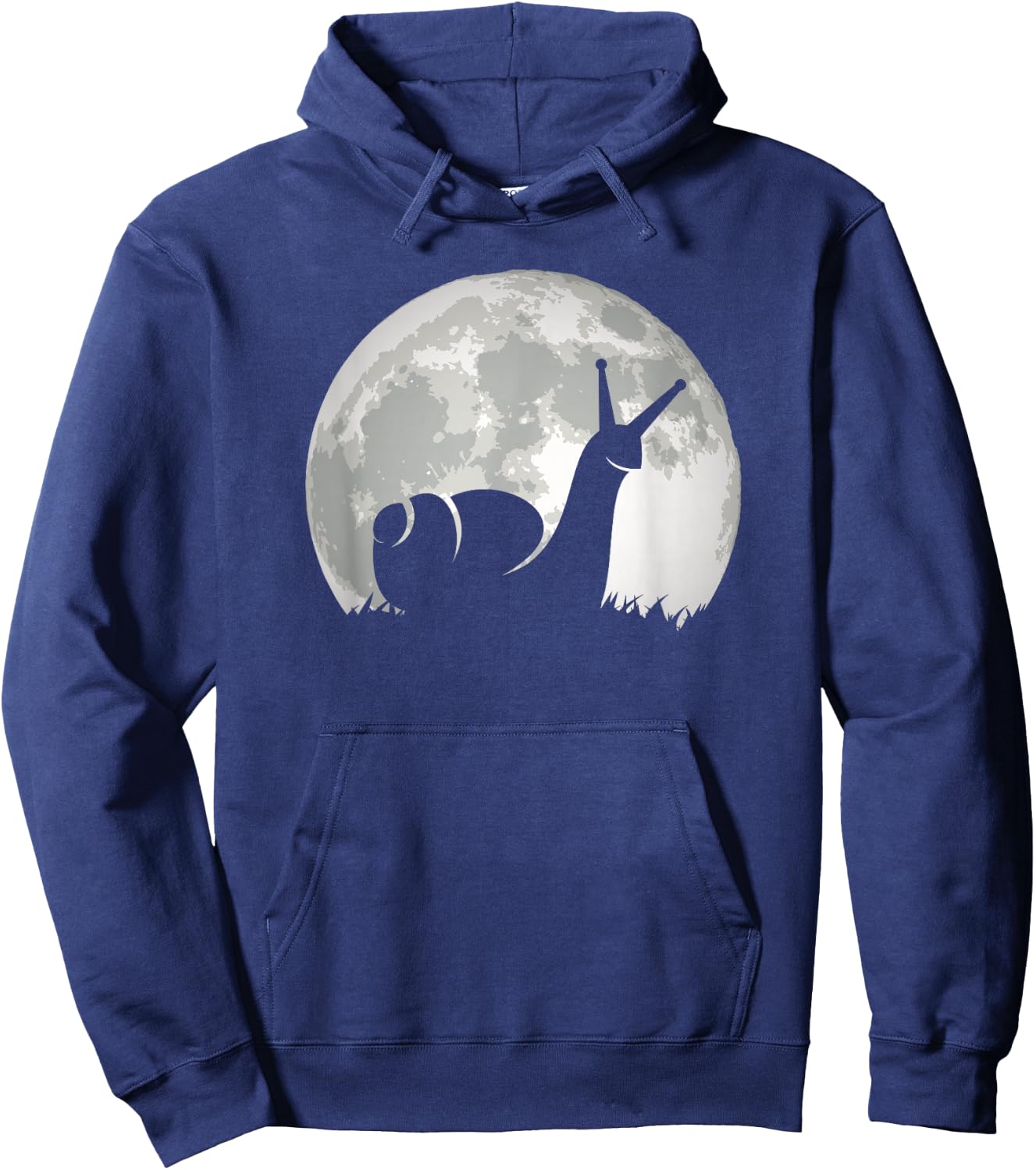 Retro Mond Schnecke Hoodie - Hoodie | Navy