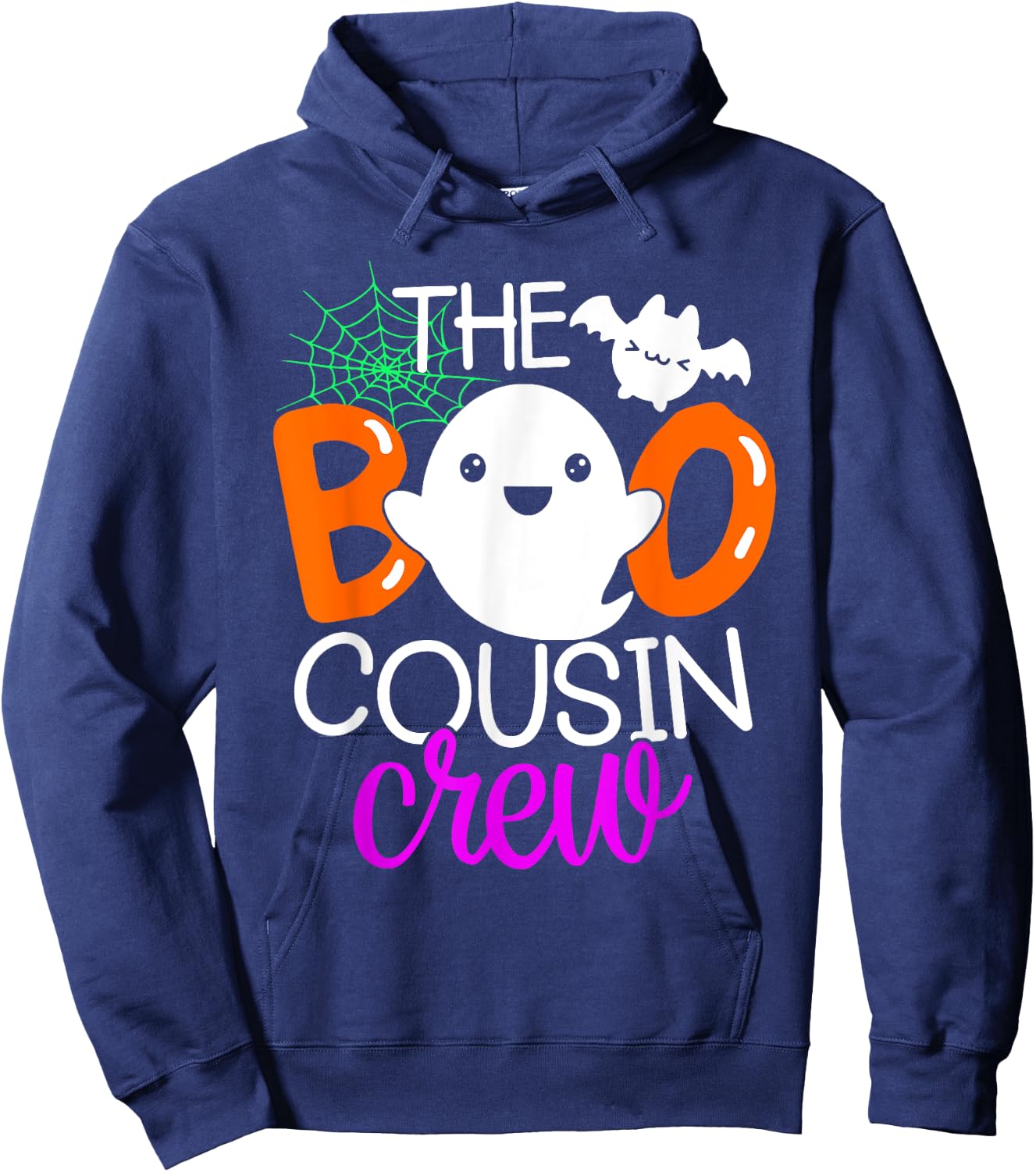 The Boo Cousin Crew Shirt Funny Ghost Halloween Costume Hoodie - Hoodie | Navy