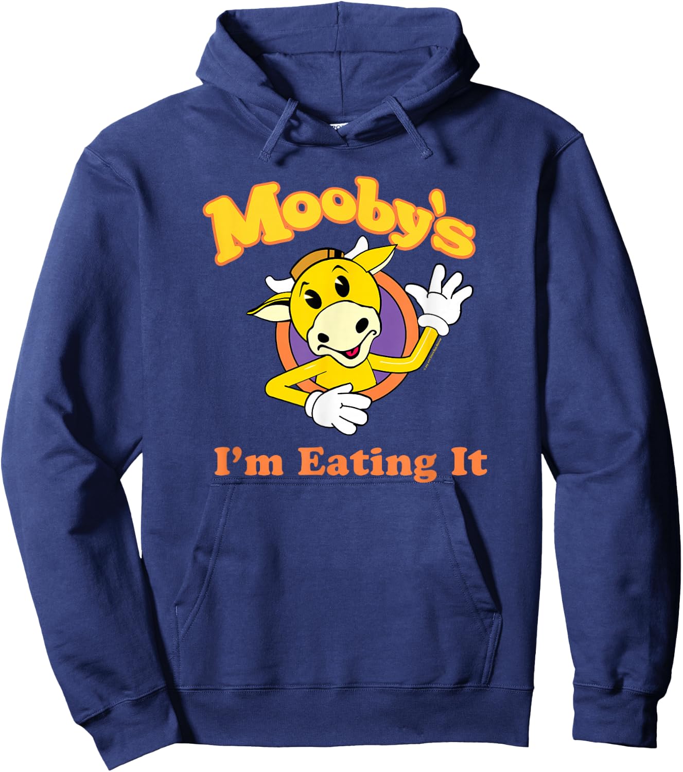 Jay & Silent Bob Mooby's Mascot Wave I'm Eating It Hoodie - Hoodie | Navy