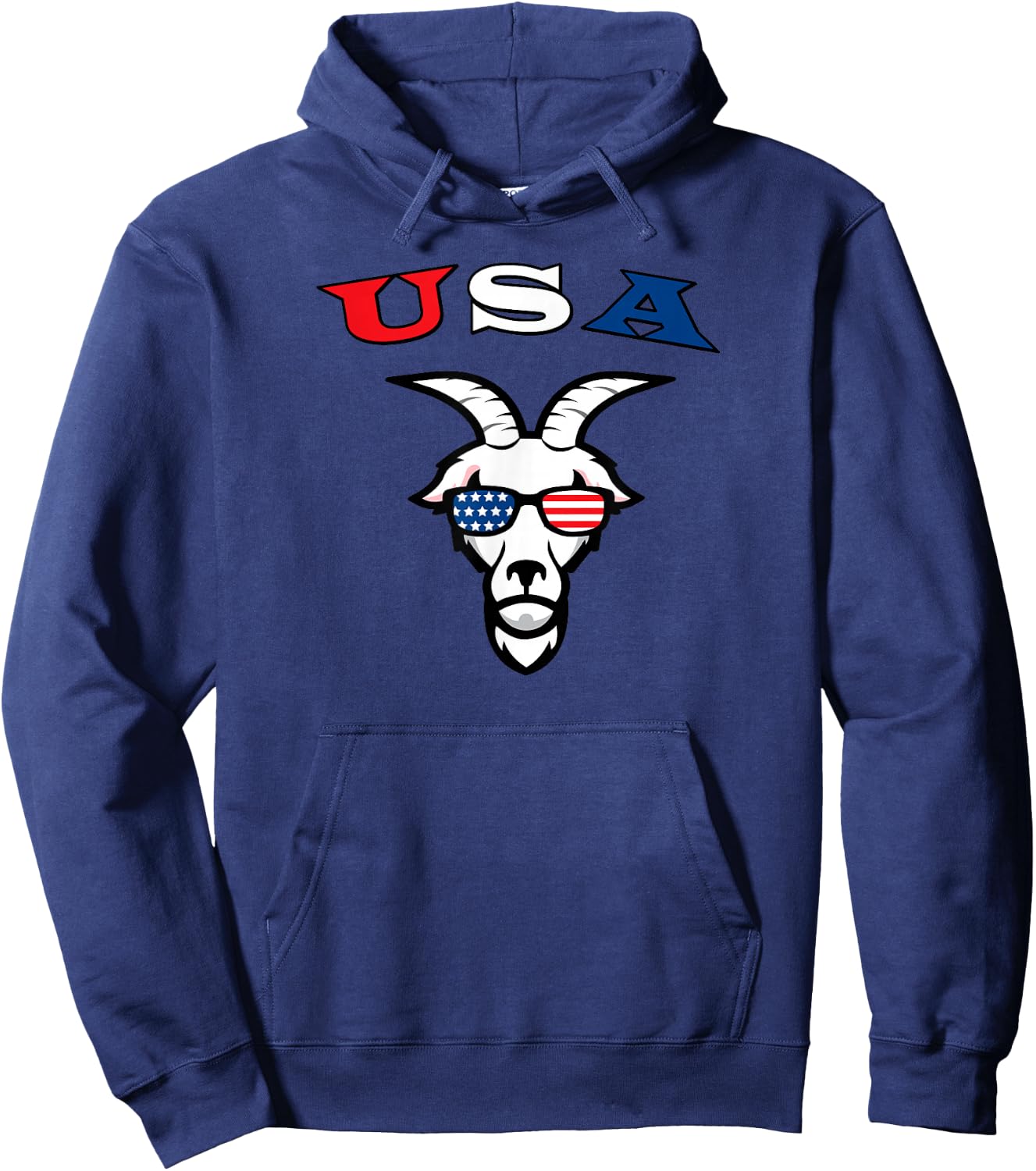 USA is the Goat Hoodie - Hoodie | Navy