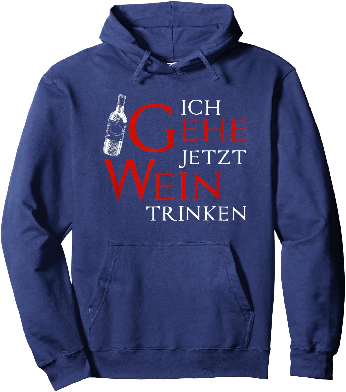 Ich Gehe Jetzt Wein Trinken, Winzer Hoodie - Hoodie | Navy