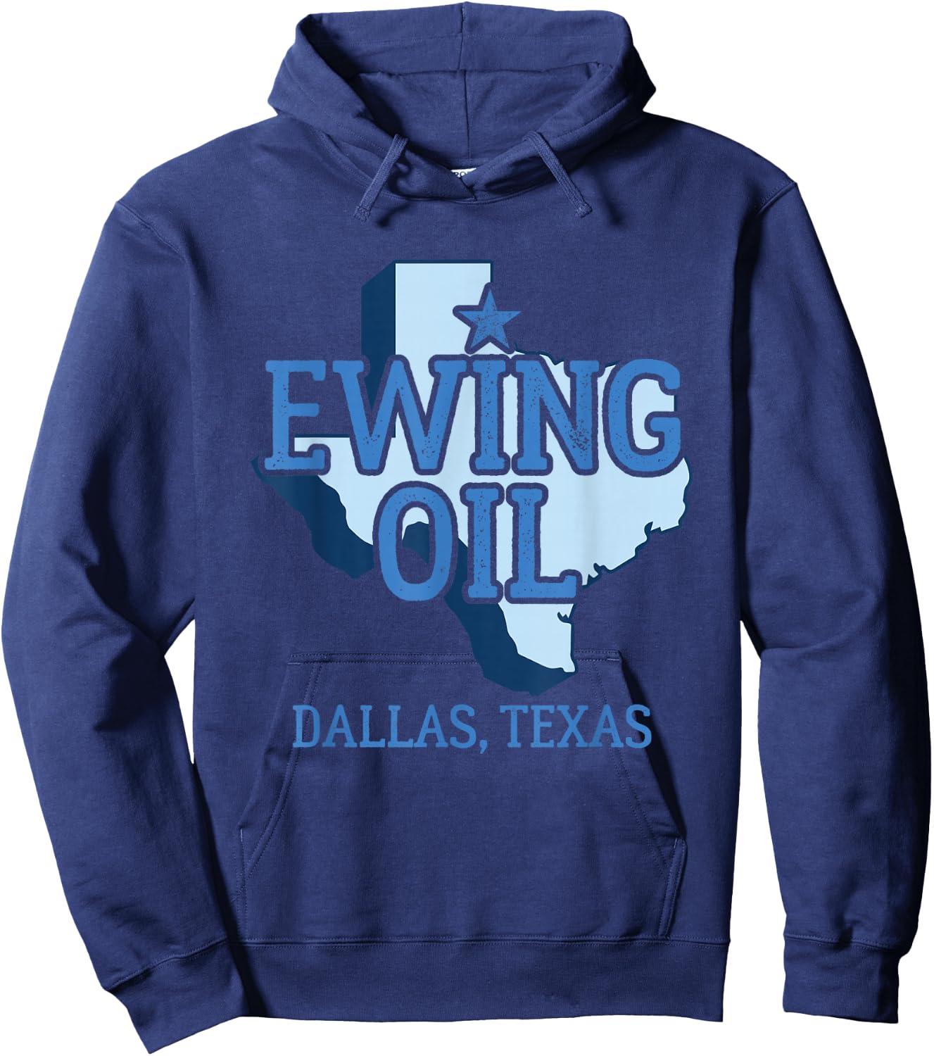 Ewing Oil Hoodie - Hoodie | Navy