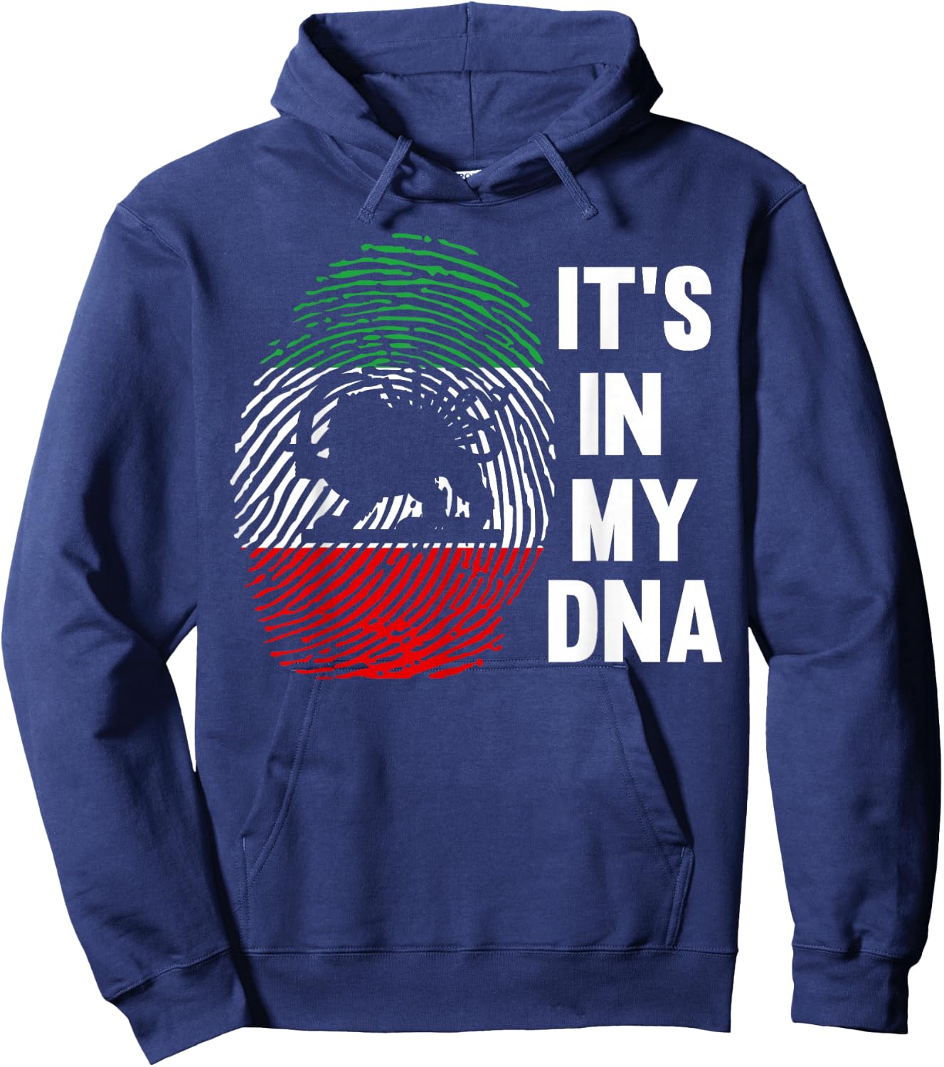 Persian Flag , black Hoodie - Hoodie | Navy