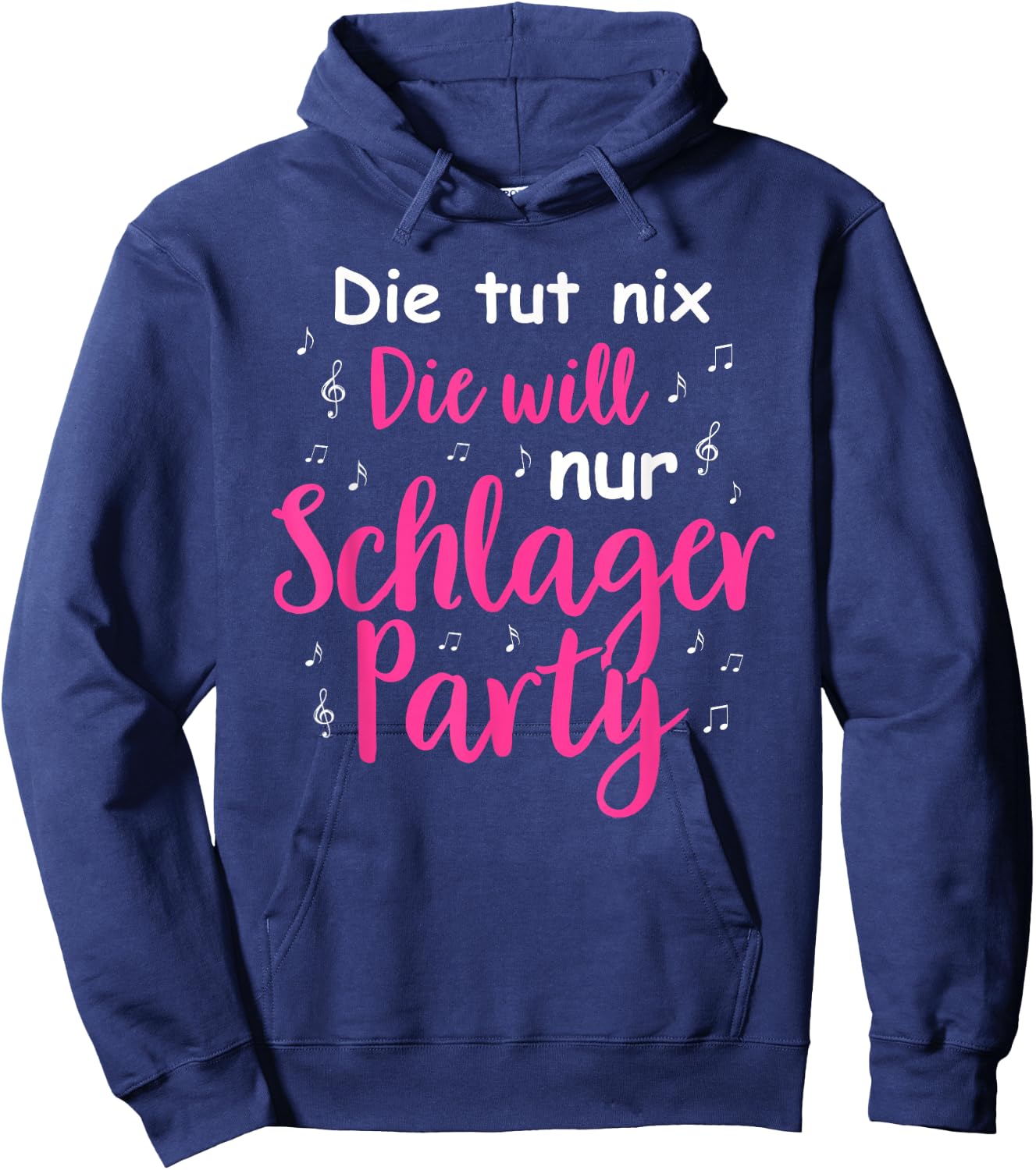 Schlager Music Costume Party Girls Schlagerfan Schlager Music , black Hoodie - Hoodie | Navy