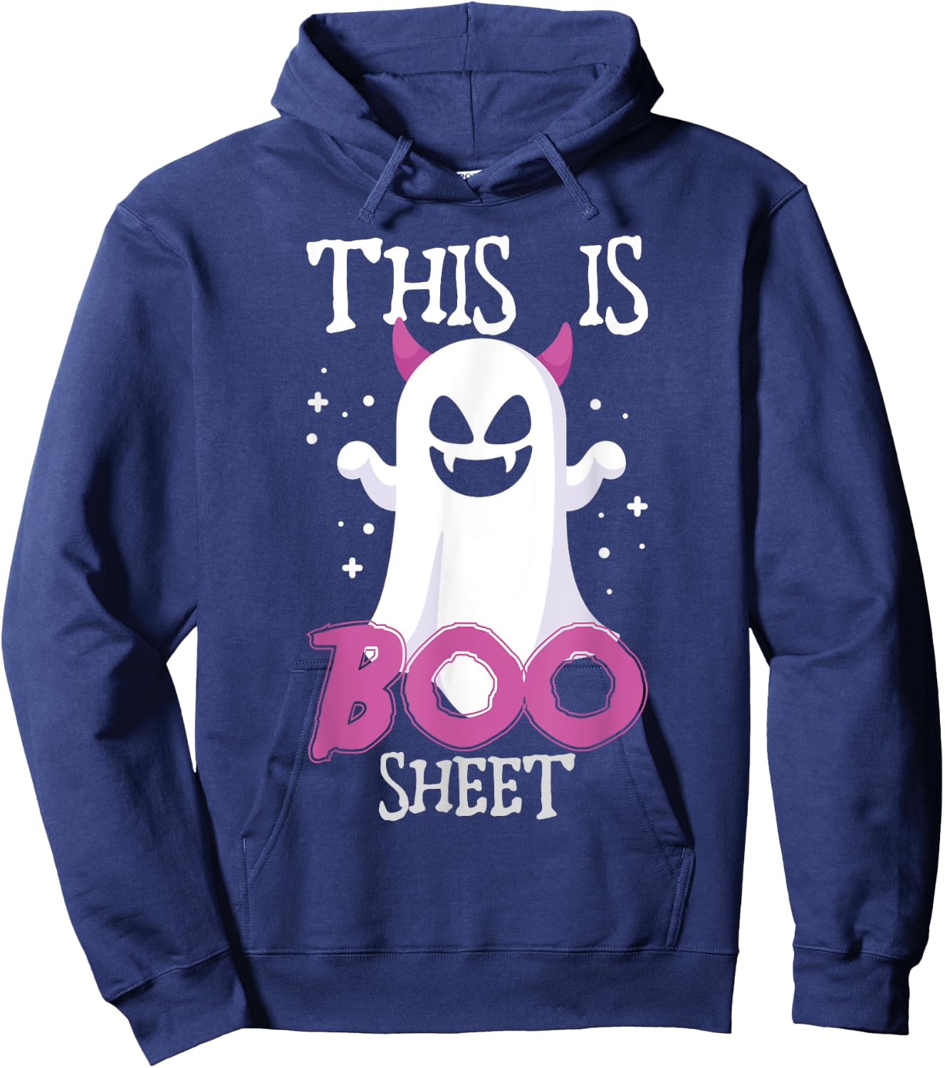 This Is Boo Shit Ghost Hoodie - Hoodie | Navy