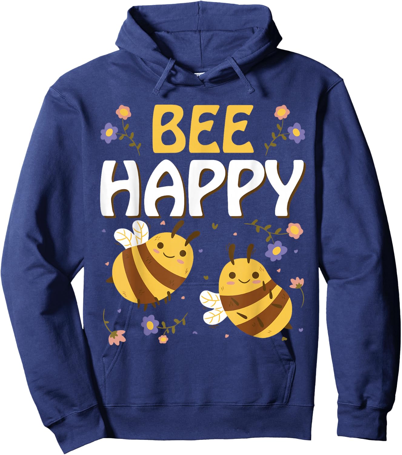 Bee Happy - bees Hoodie - Hoodie | Navy