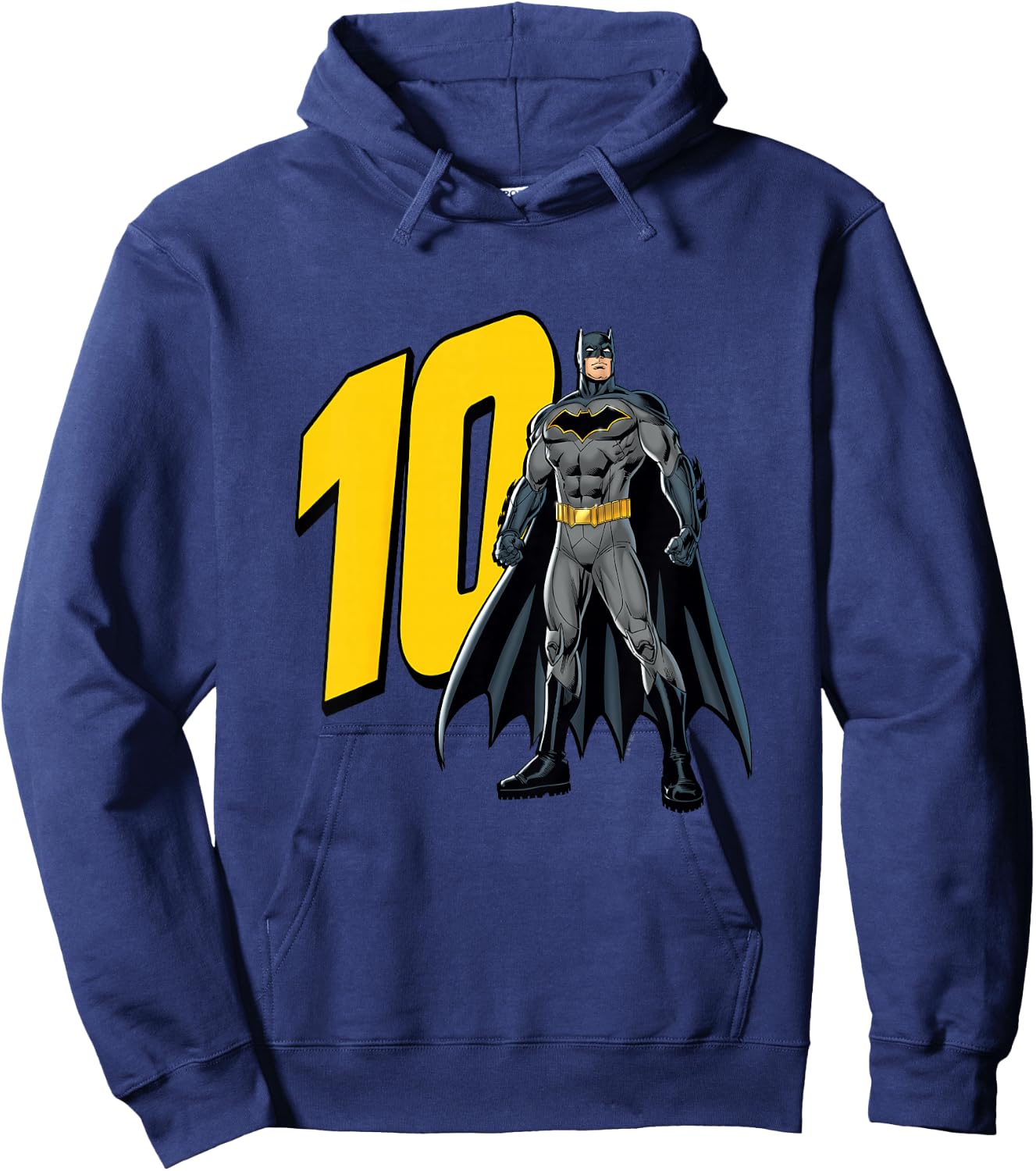 Kids Batman Super Hero 10th Birthday Hoodie - Hoodie | Navy