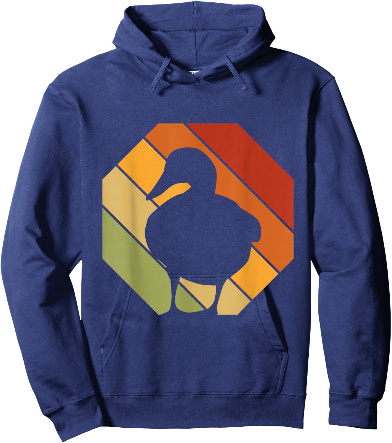 Retro Duck Rubber Duck Drake - Vintage Duck Hoodie - Hoodie | Navy
