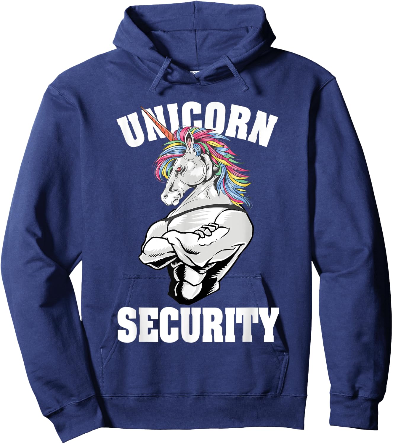 Unicorn Security Funny Costume Police Men Women Kids Hoodie - Hoodie | Navy