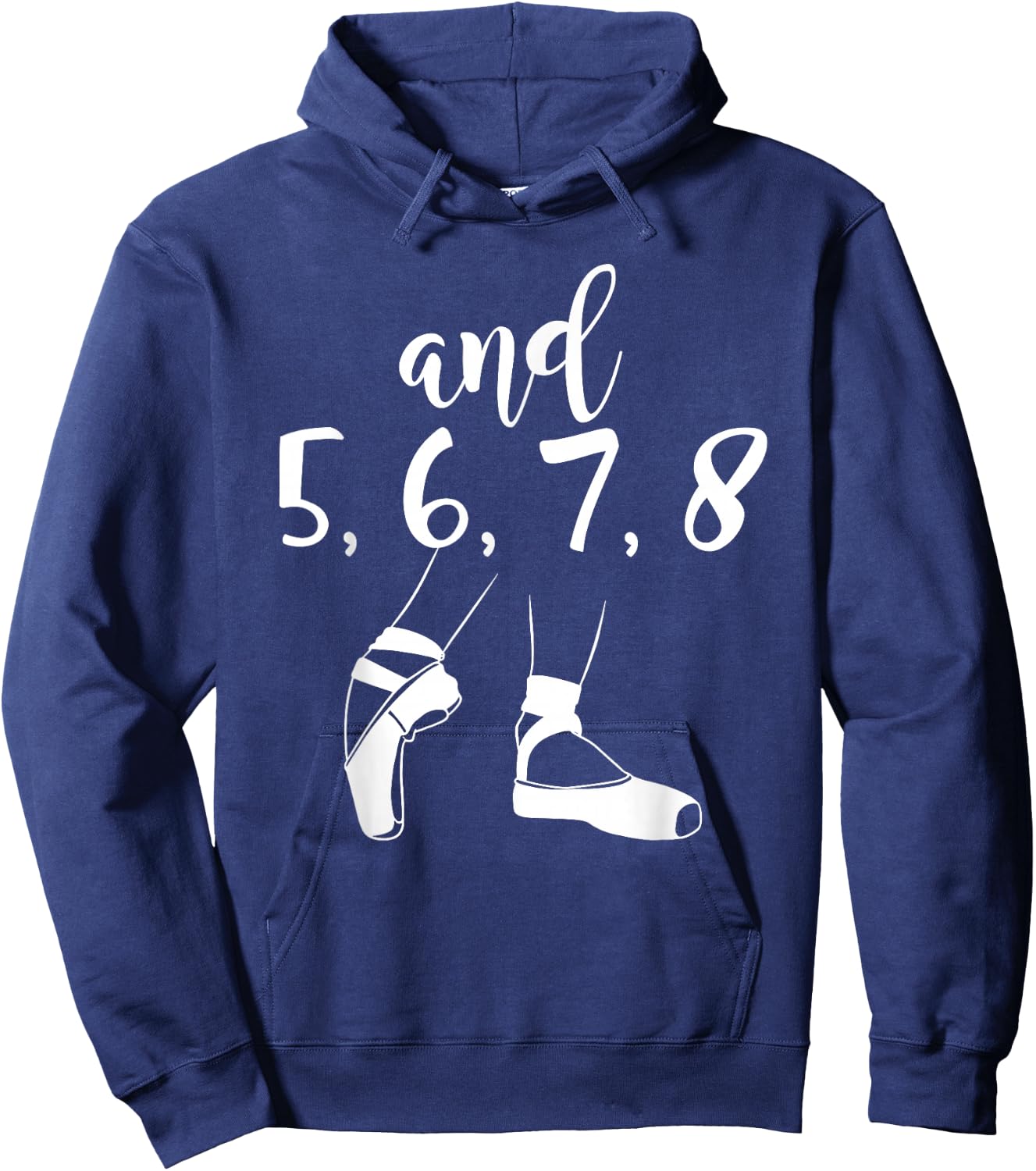 and 5 6 7 8 Choreographer Pointes Ballet Funny Dance Teacher Hoodie - Hoodie | Navy