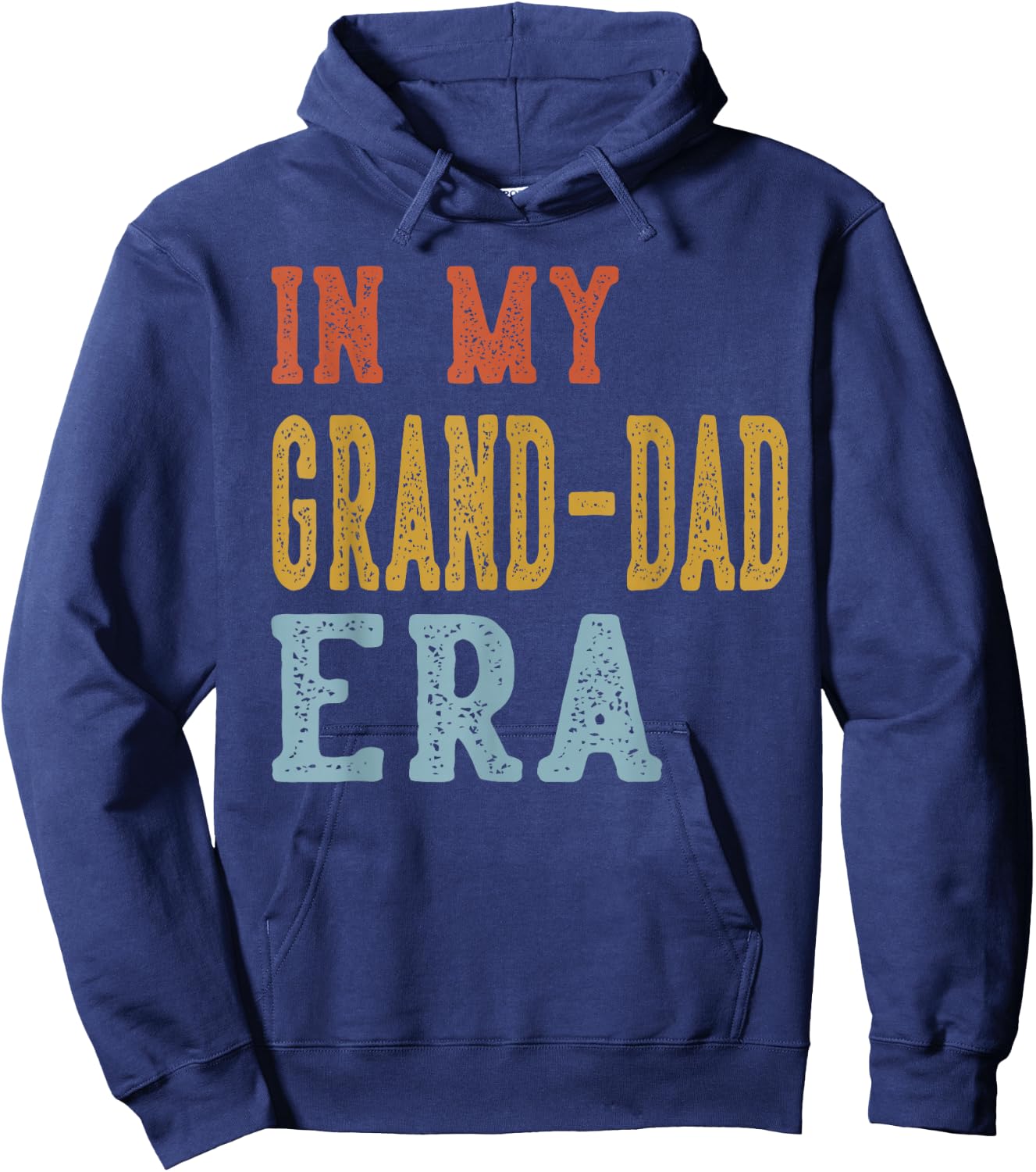 in My Grand-DAD Era Retro Funny Fathers Day Vintage Hoodie - Hoodie | Navy
