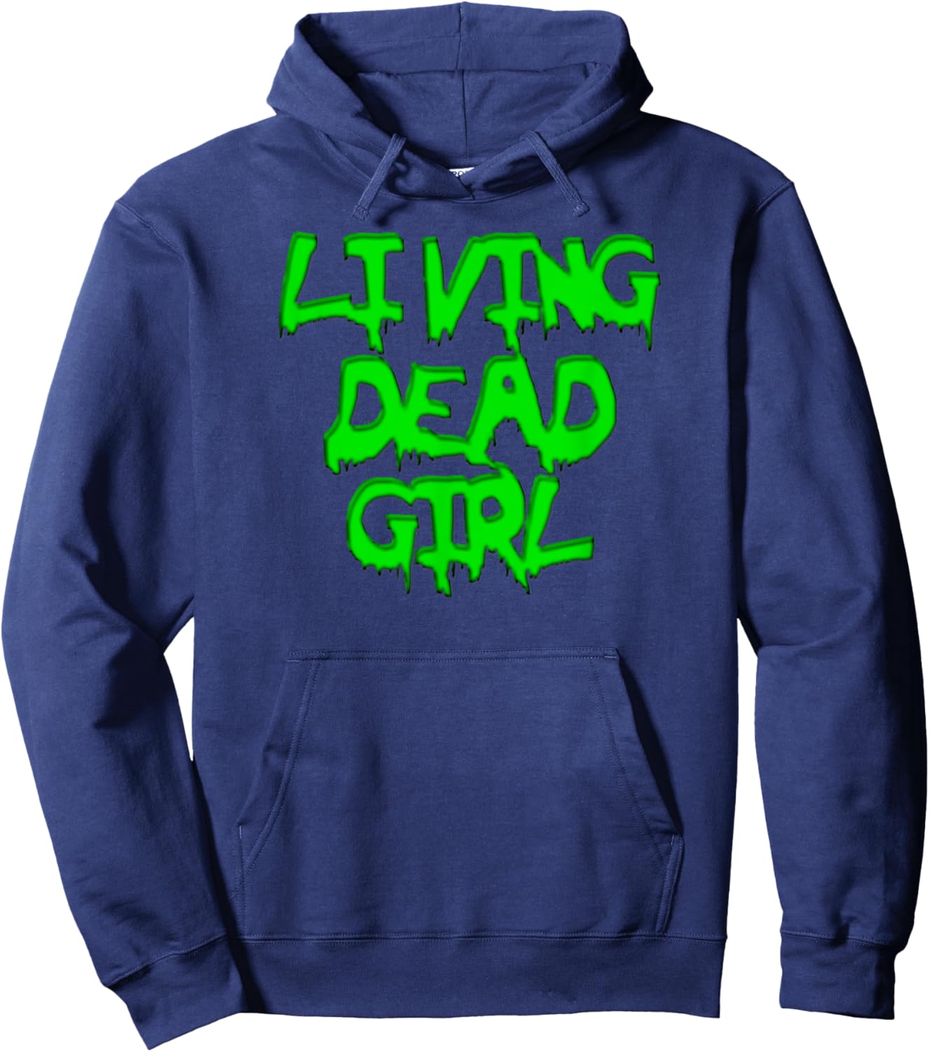 Living Dead Girl - Zombie T Shirt - Black Hoodie - Hoodie | Navy