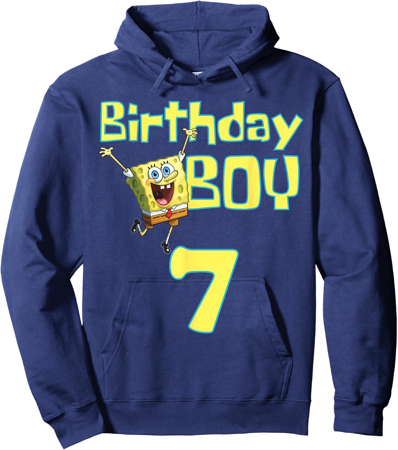 Mademark x SpongeBob SquarePants - SpongeBob SquarePants Birthday Boy 7 Hoodie - Hoodie | Navy