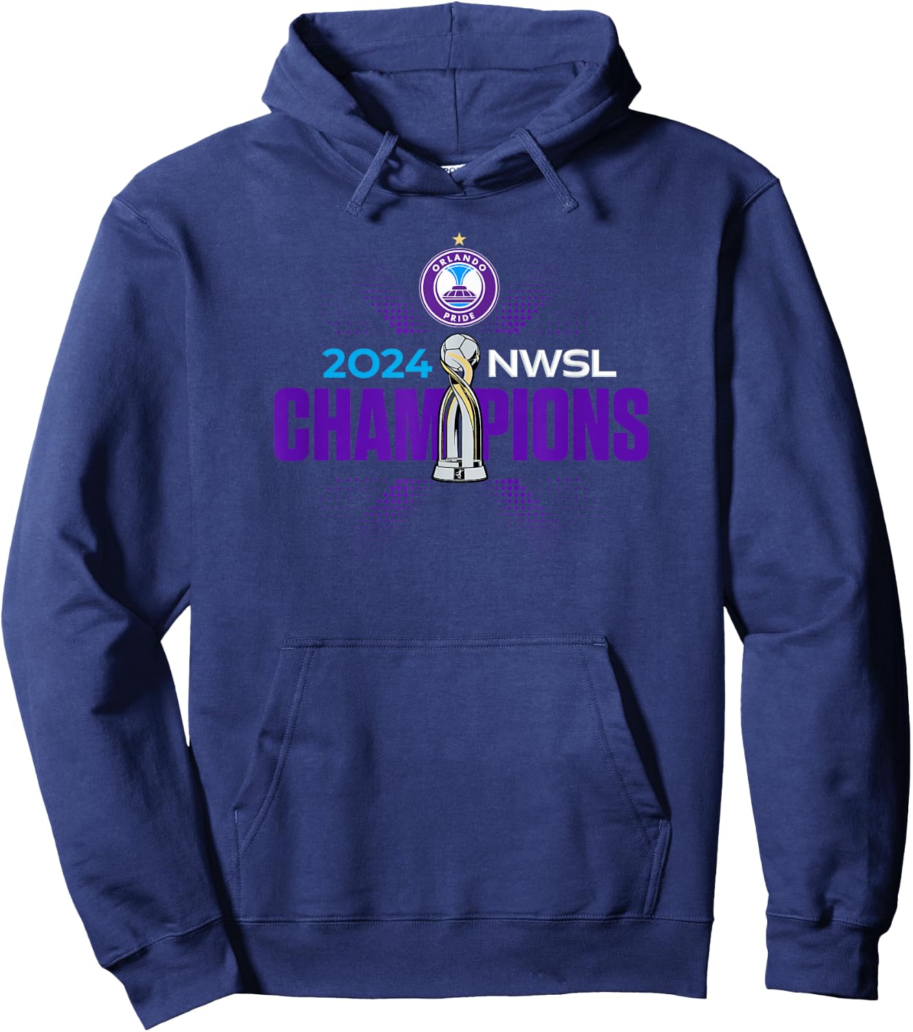 NWSL Orlando Pride 2024 Champions Hoodie - Hoodie | Navy