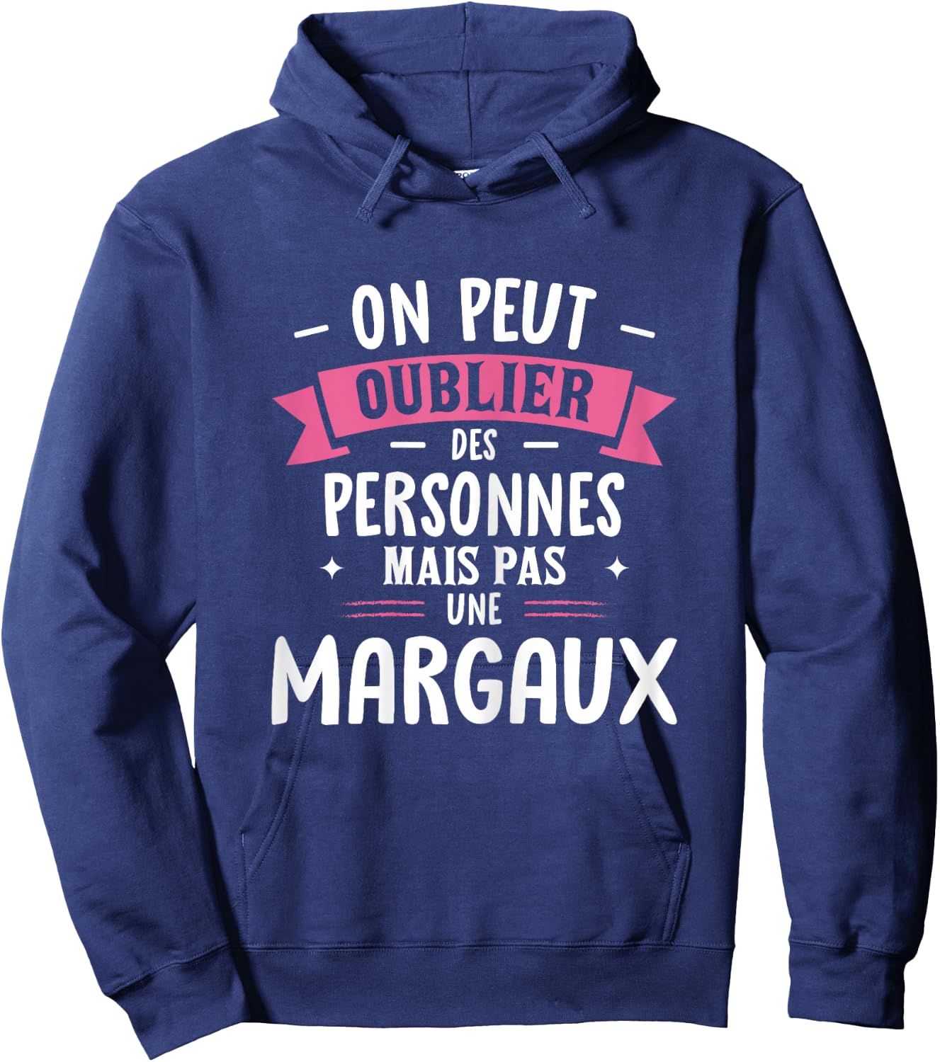 Woman Humor Girlfriend Personalized Gift BFF Name Margaux Hoodie - Hoodie | Navy