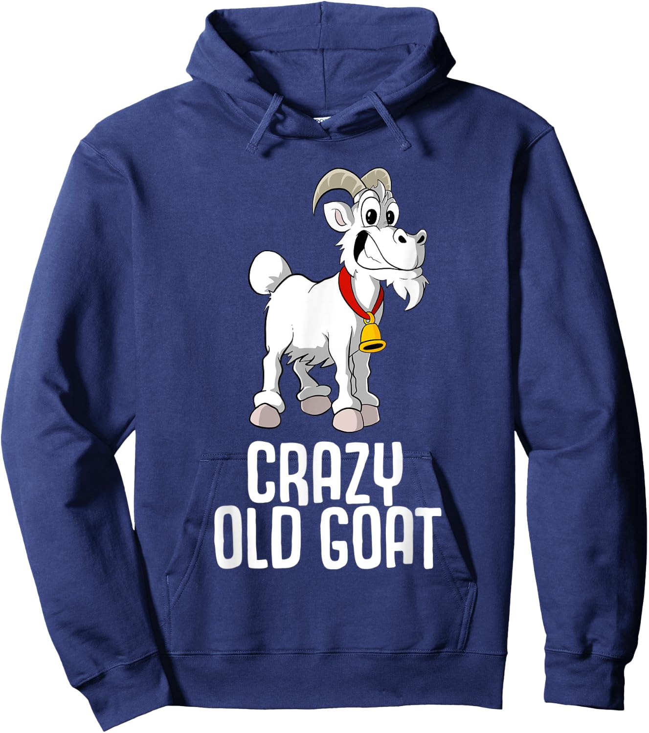 Crazy Old Goat Hoodie - Hoodie | Navy