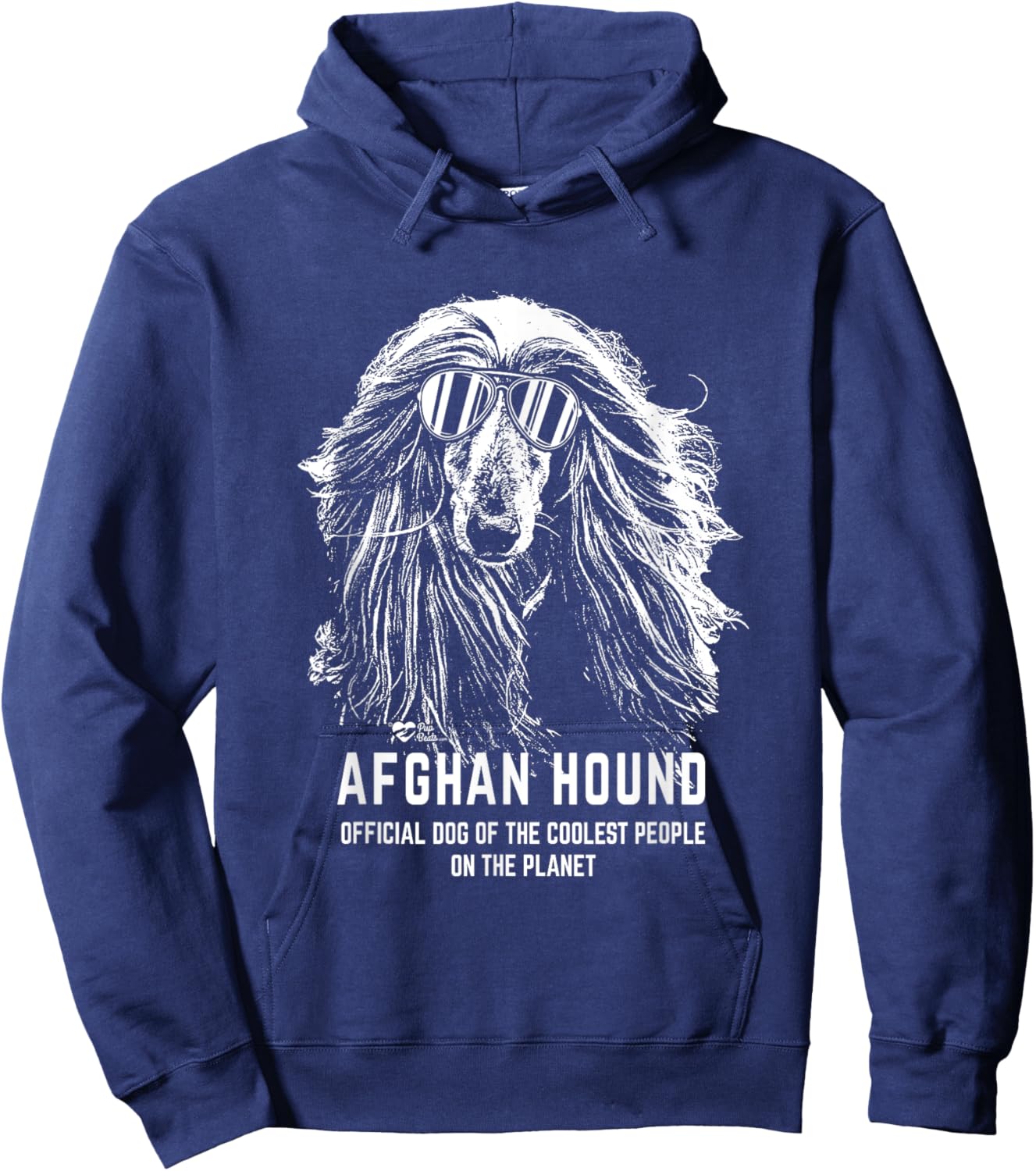 Afghan Hound Official Dog of the Coolest Pup Lovers Women Hoodie - Hoodie | Navy