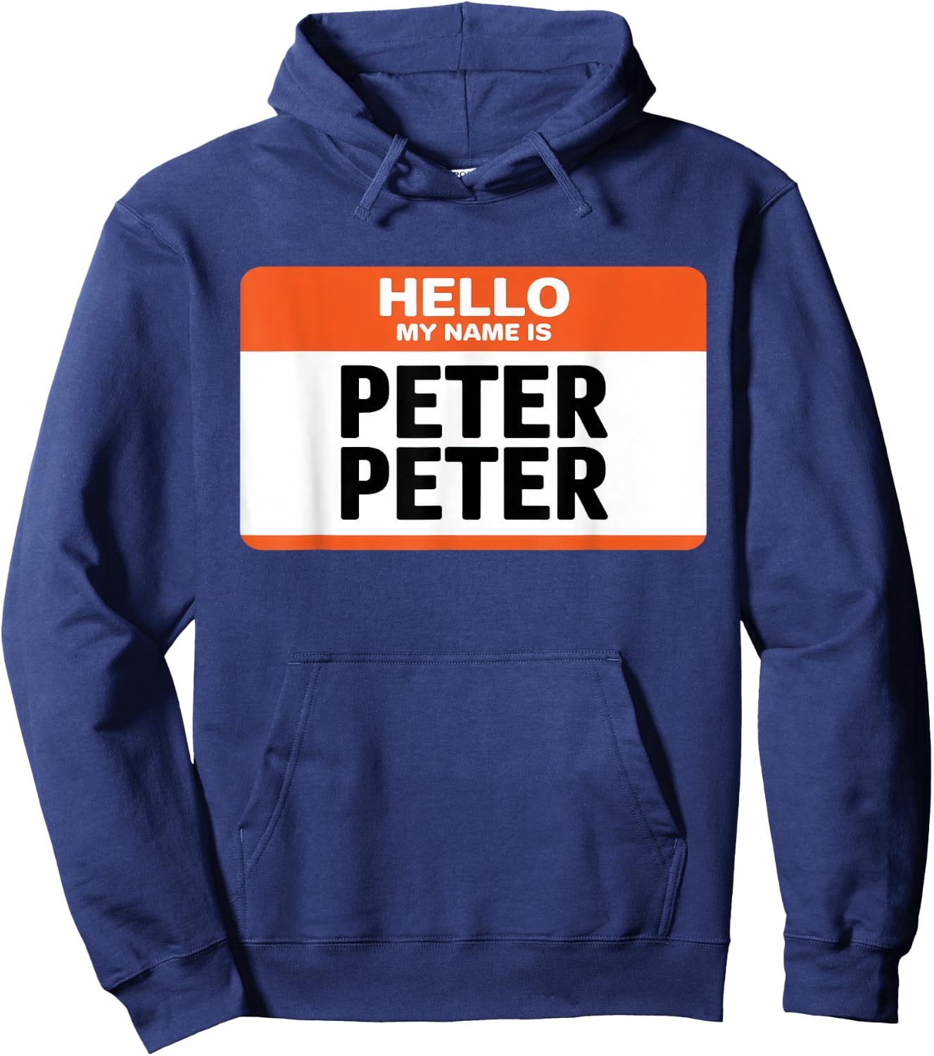 Peter Pumpkin Eater Couples Halloween Name Tag Costume Hoodie - Hoodie | Navy