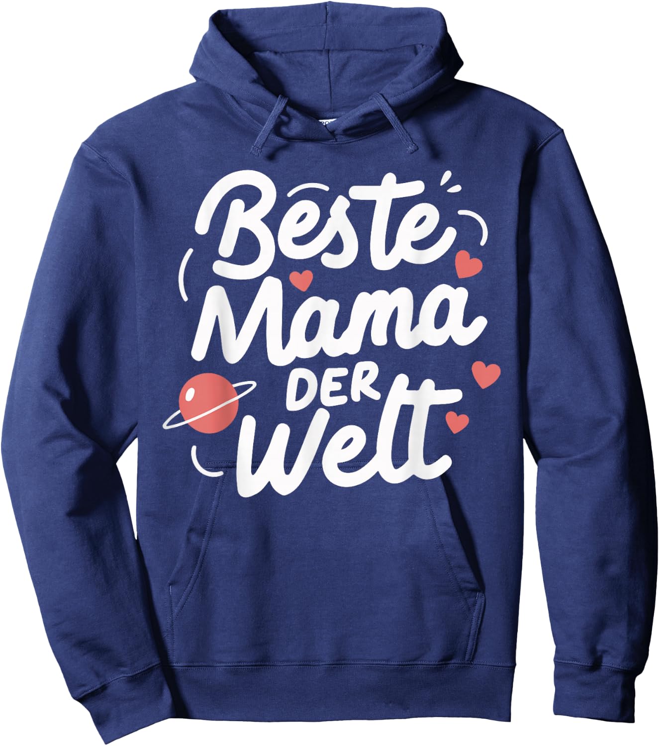 Beste Mama der Welt Muttertag Geburtstag Mutter Sohn Tochter Hoodie - Hoodie | Navy