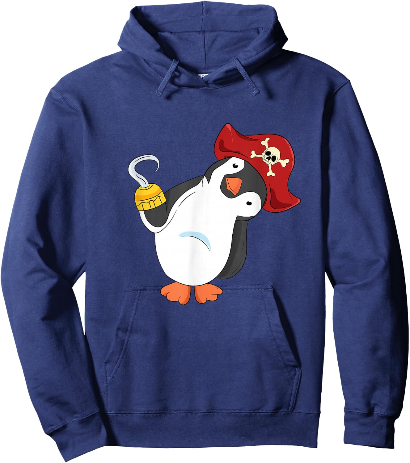 Penguin Pirate Zookeeper Boy Girl Zoo Animal Penguin Hoodie - Hoodie | Navy