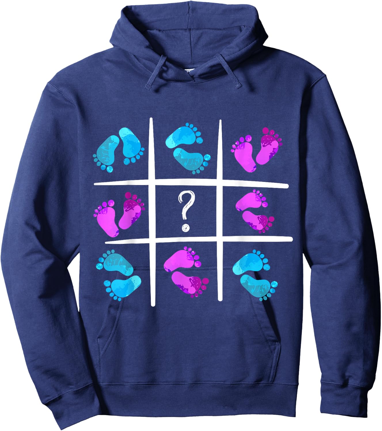 Gender Reveal für Jungen oder Mädchen – lustiges Geschlecht offenbart Hoodie - Hoodie | Navy