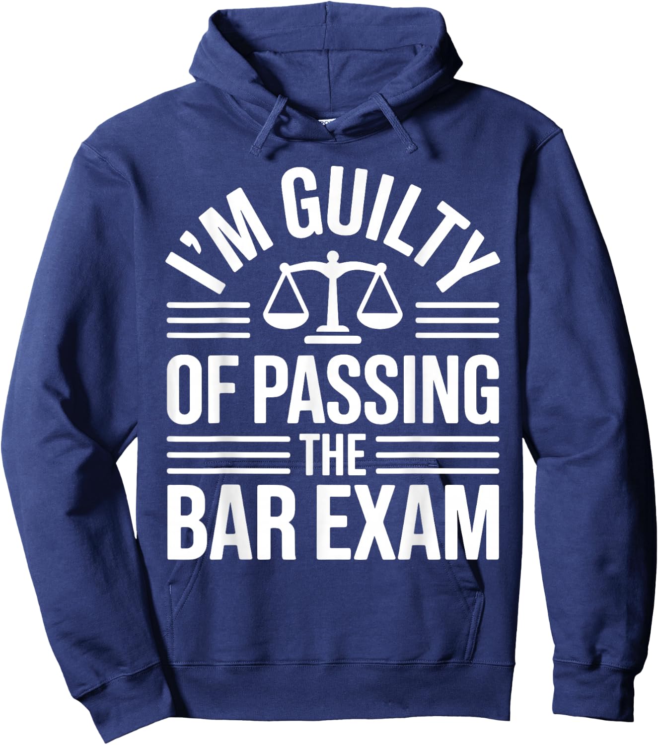 Bar Exam Art Men Women Law School Lawyer Bar Examination Hoodie - Hoodie | Navy