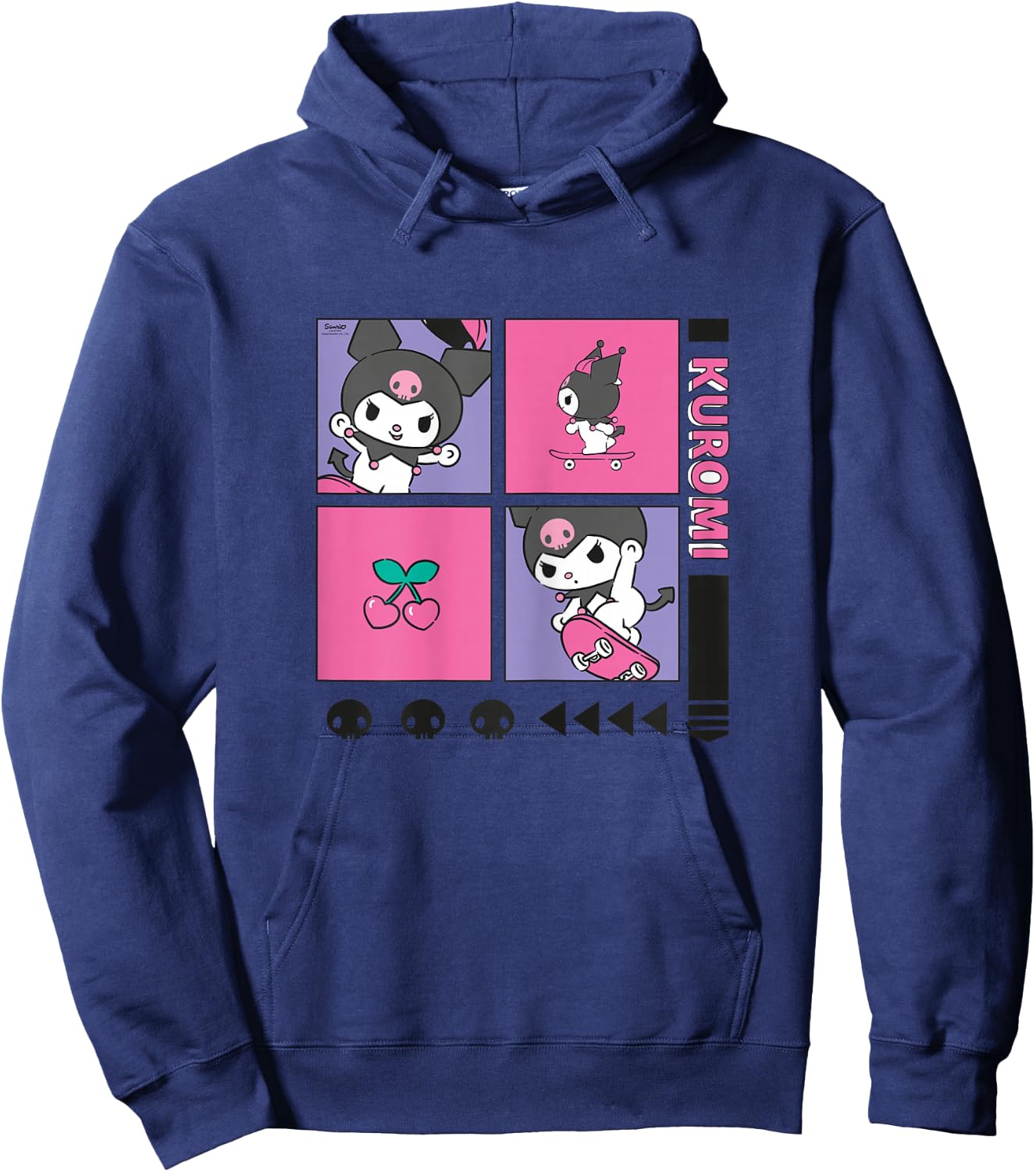 Hello Kitty - Kuromi Original Action Hoodie - Hoodie | Navy