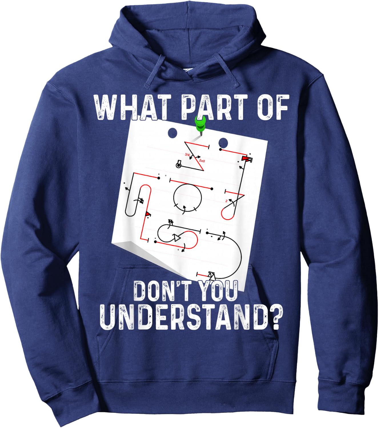 What Part Of Don't You Understand Aerobatic Aresti Figures Hoodie - Hoodie | Navy