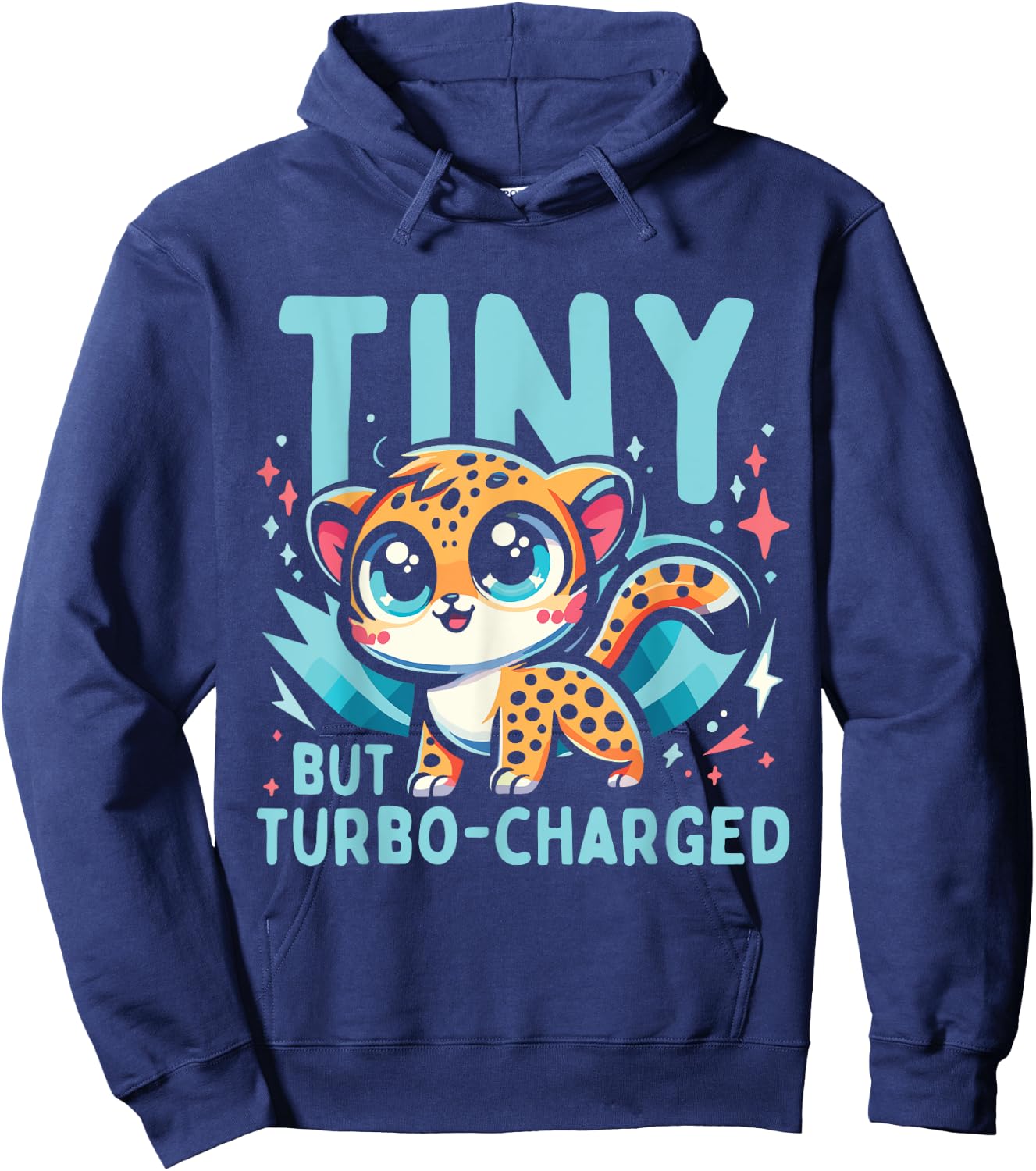Funny Cheetah Kids Hoodie - Hoodie | Navy