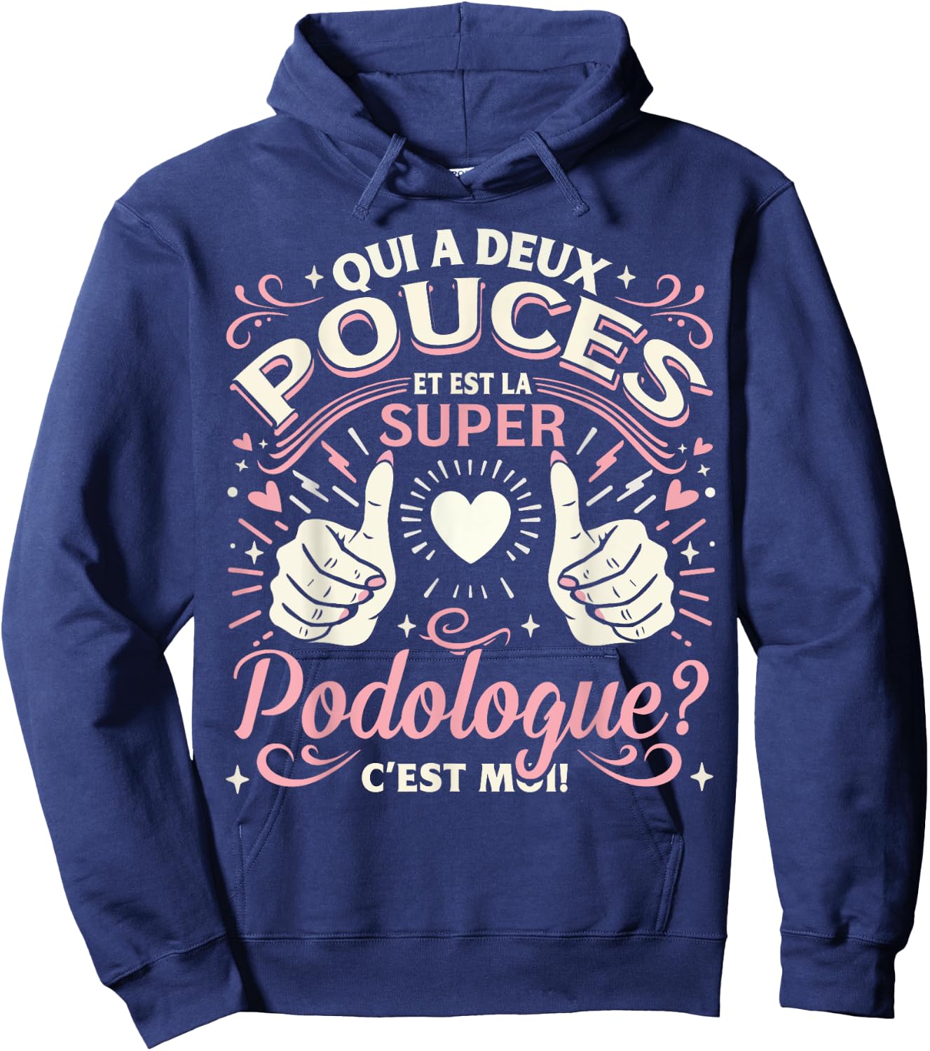 A Super Podiatrist Gift Podiatrist Woman , Black, S Hoodie - Hoodie | Navy