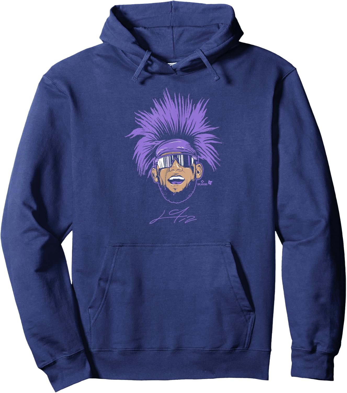 Lourdes Gurriel Jr. - Swag Head - Arizona Baseball Hoodie - Hoodie | Navy