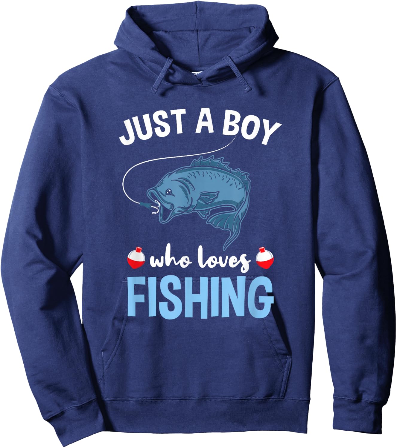 Just A Boy Who Loves Fishing Hoodie - Hoodie | Navy