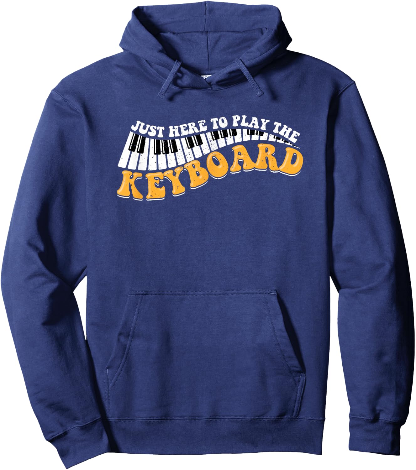 Funny Keyboard Player Musical Instrument Music Keyboardist Hoodie - Hoodie | Navy
