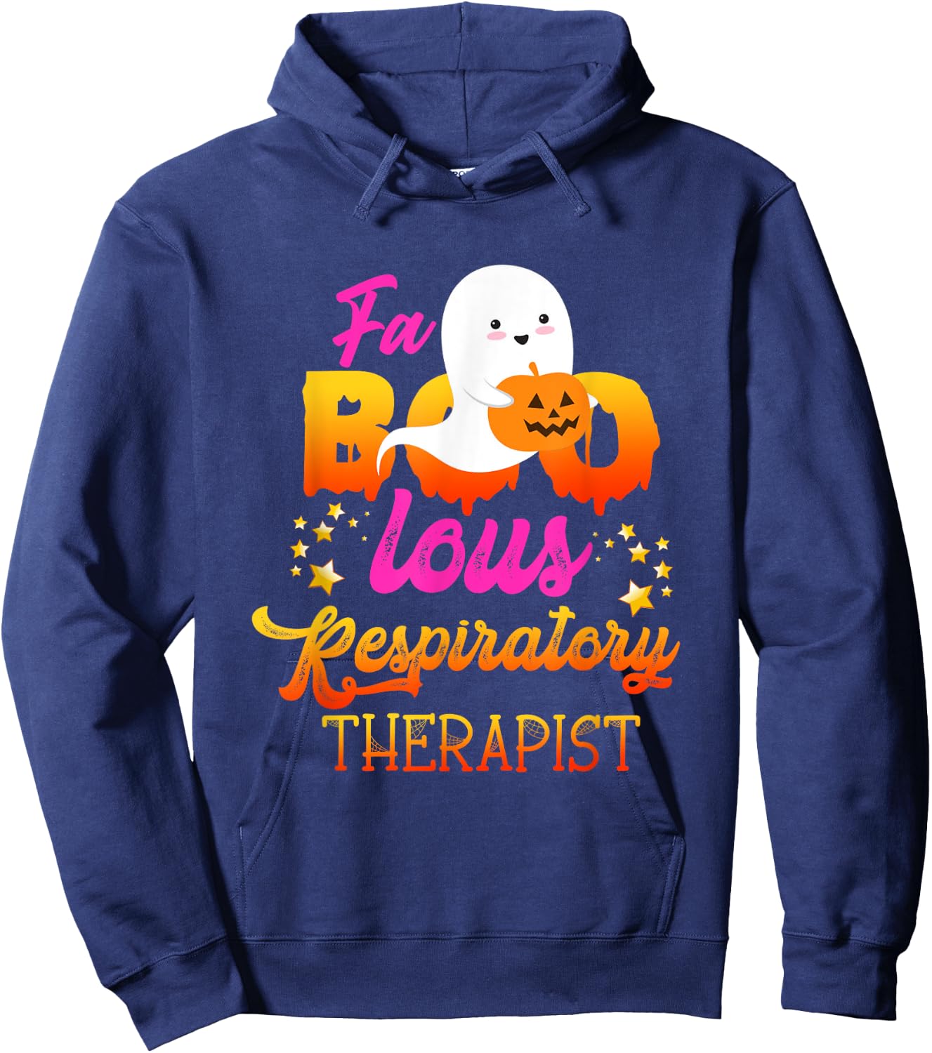 Faboolous Respiratory Therapist Halloween Trick Or Treat Hoodie - Hoodie | Navy