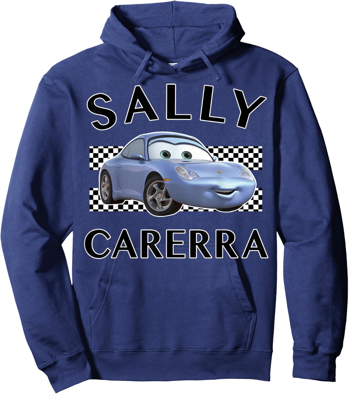 Disney Pixar Cars Sally Carerra Finish Line , Blue, S Hoodie - Hoodie | Navy