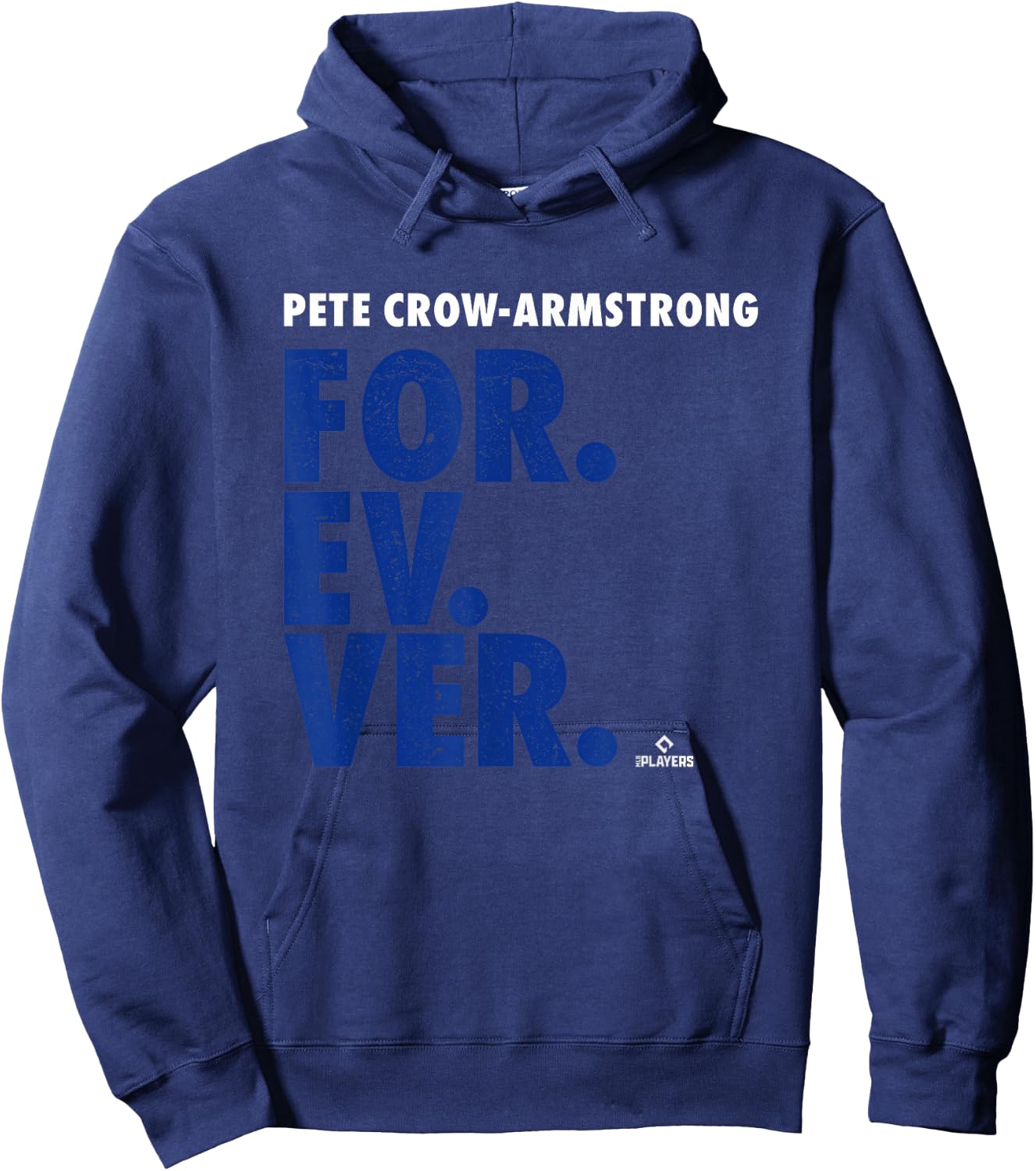 Forever Baseball Pete Crow-Armstrong Chicago Baseball MLBPA Hoodie - Hoodie | Navy