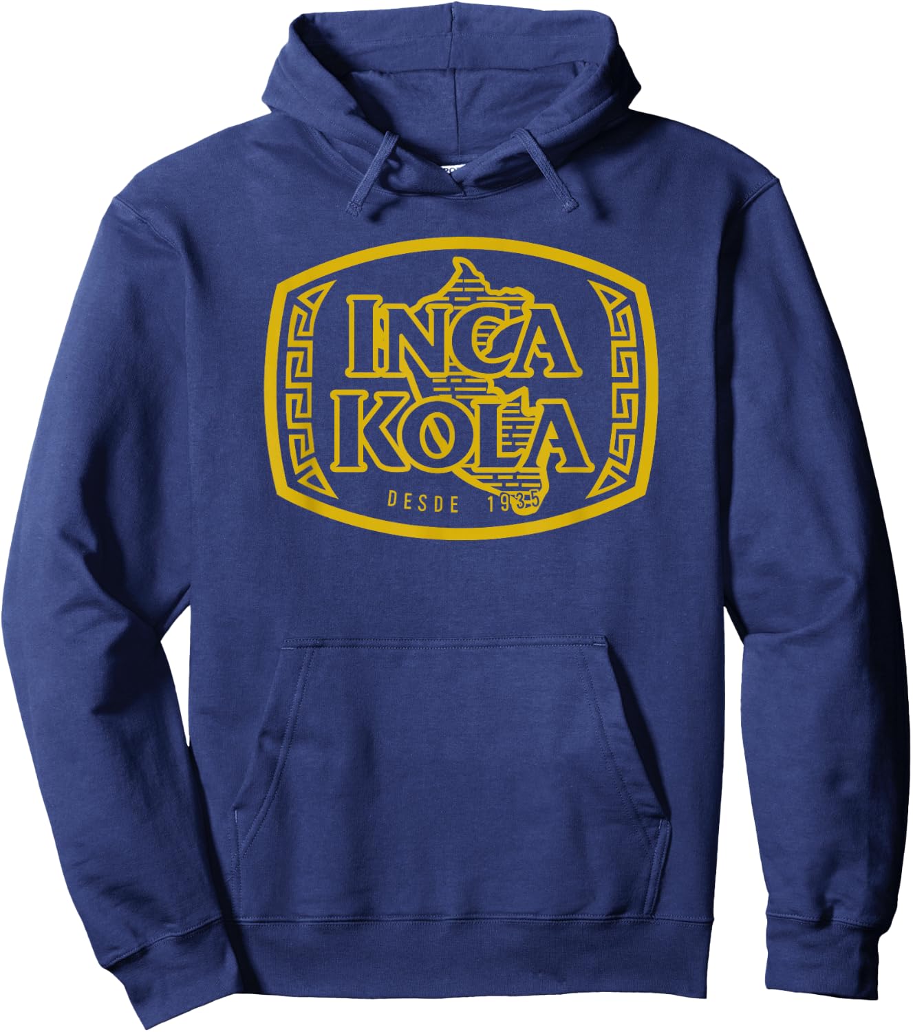Inca Kola Peru Golden Kola Bubblegum Cream Soda Gold Hoodie - Hoodie | Navy