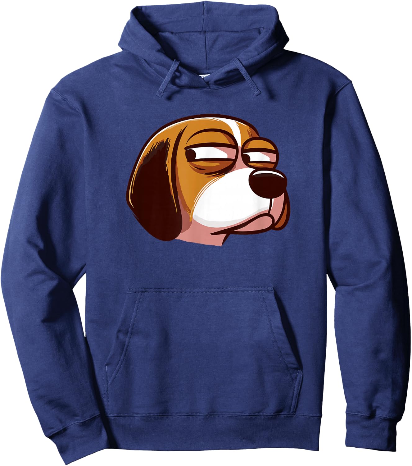 Side Eye Dog Meme Funny Dog Giving Side Eye Meme Lover Hoodie - Hoodie | Navy