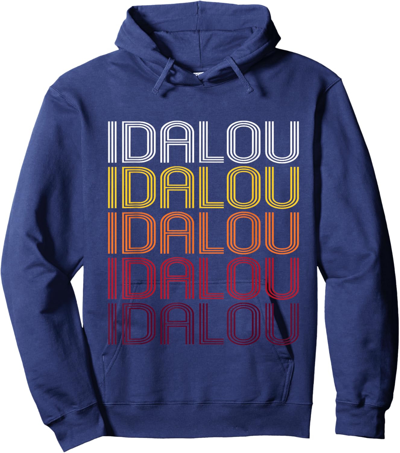 Idalou, TX | Vintage Style Texas Hoodie - Hoodie | Navy