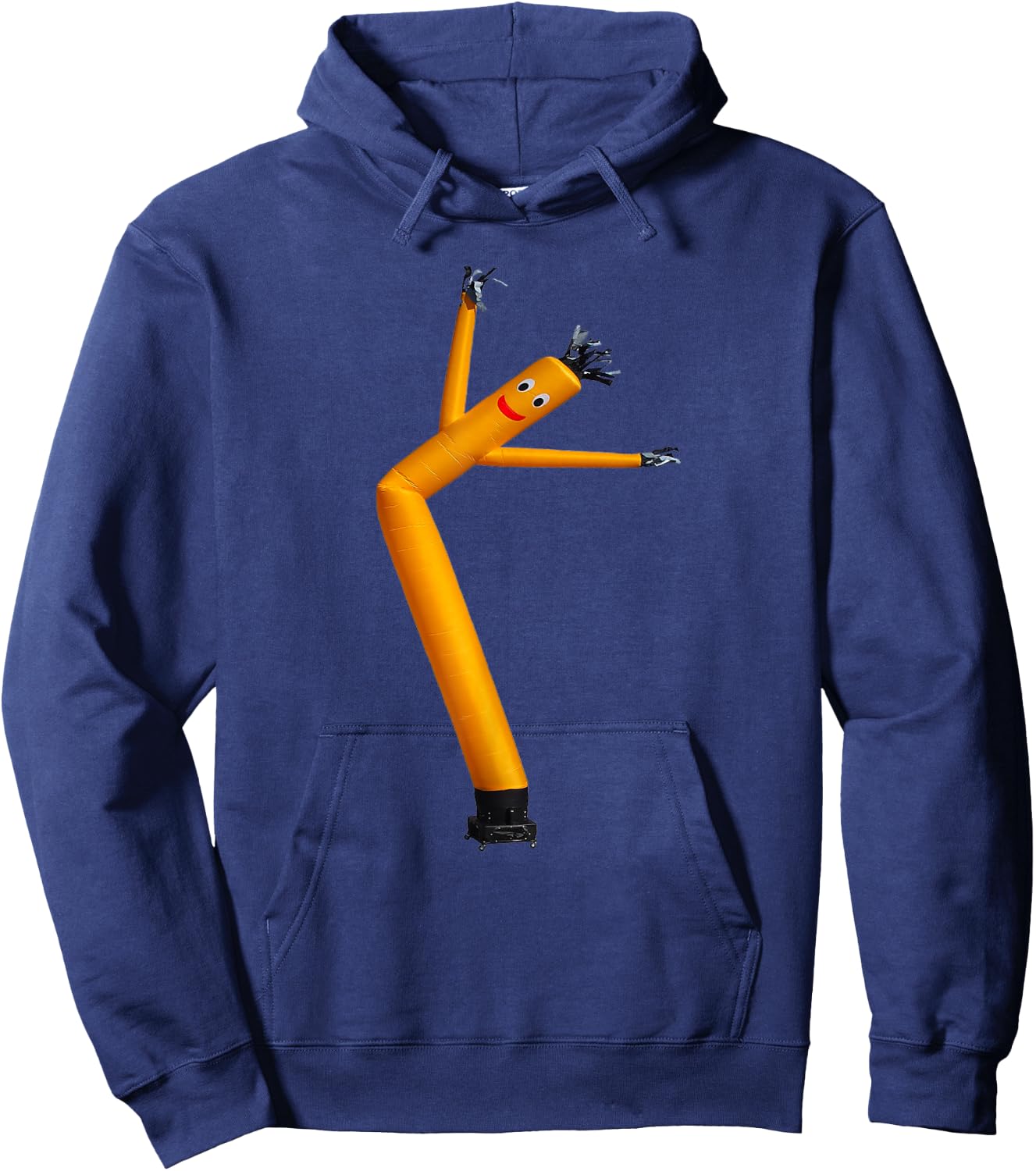 Air Dancer Fun Dancing Gift Wacky Inflatable Waving Tube Man Hoodie - Hoodie | Navy