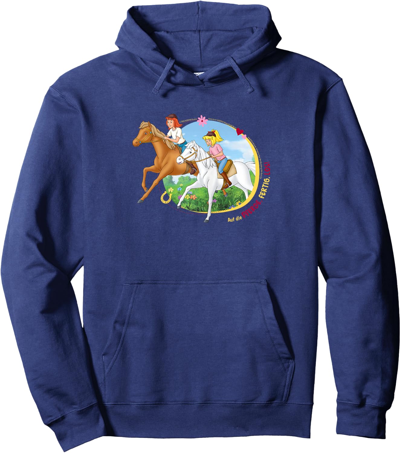 Bibi & Tina - Pferderennen Hoodie - Hoodie | Navy