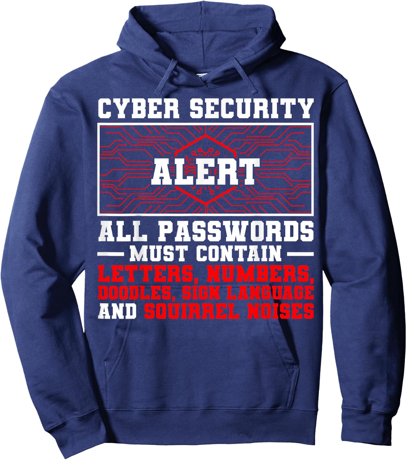 Cybersecurity Job IT Security Consultant Analyst Specialist Hoodie - Hoodie | Navy