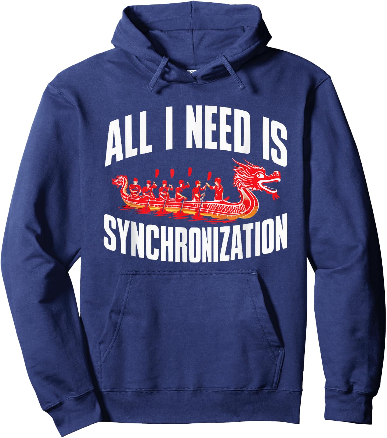 Dragon Boat Racing Paddler Dragonboating Dragonboat Hoodie - Hoodie | Navy