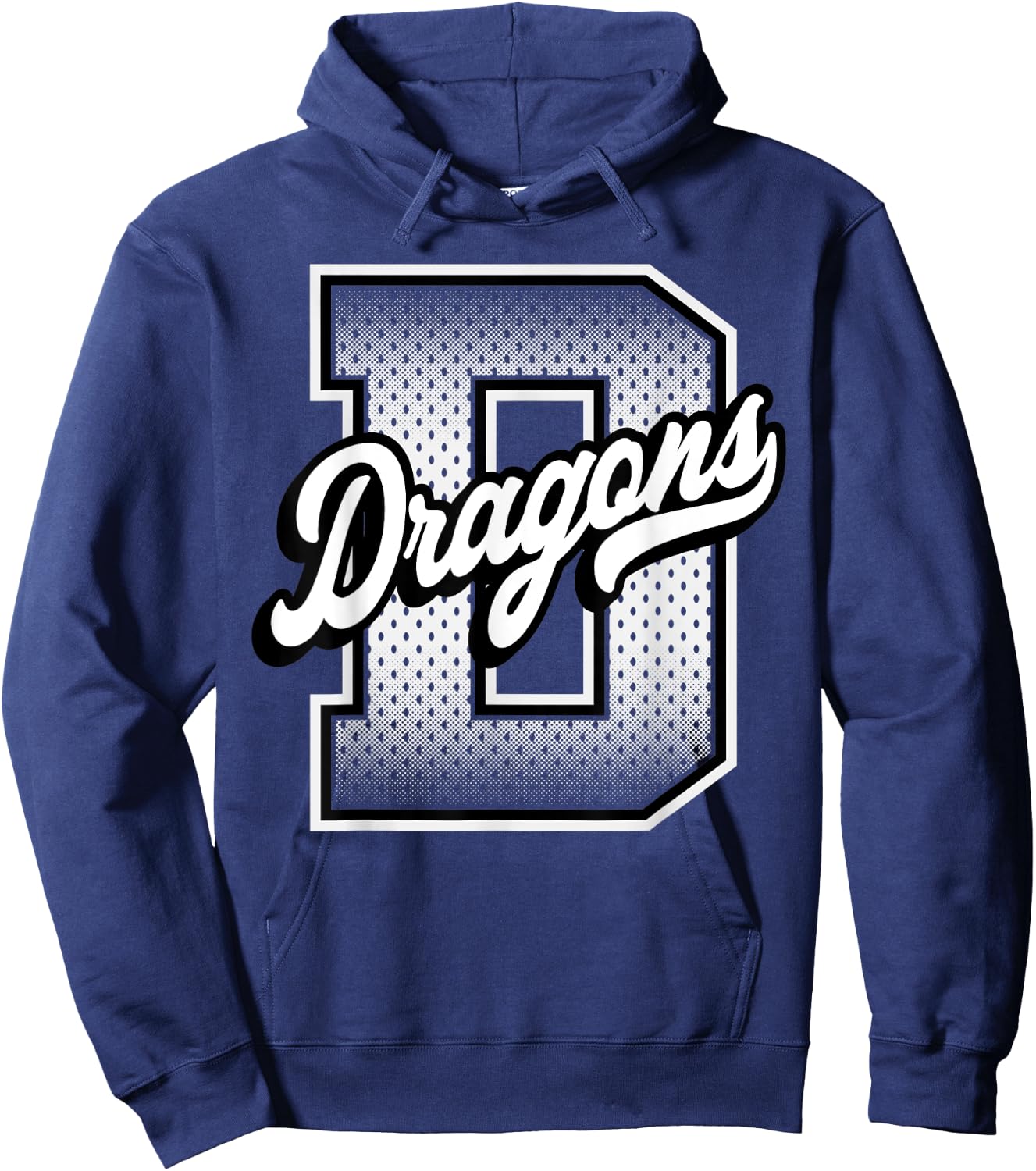 Dragons Football - Dragons Basketball - Dragons Baseball Hoodie - Hoodie | Navy