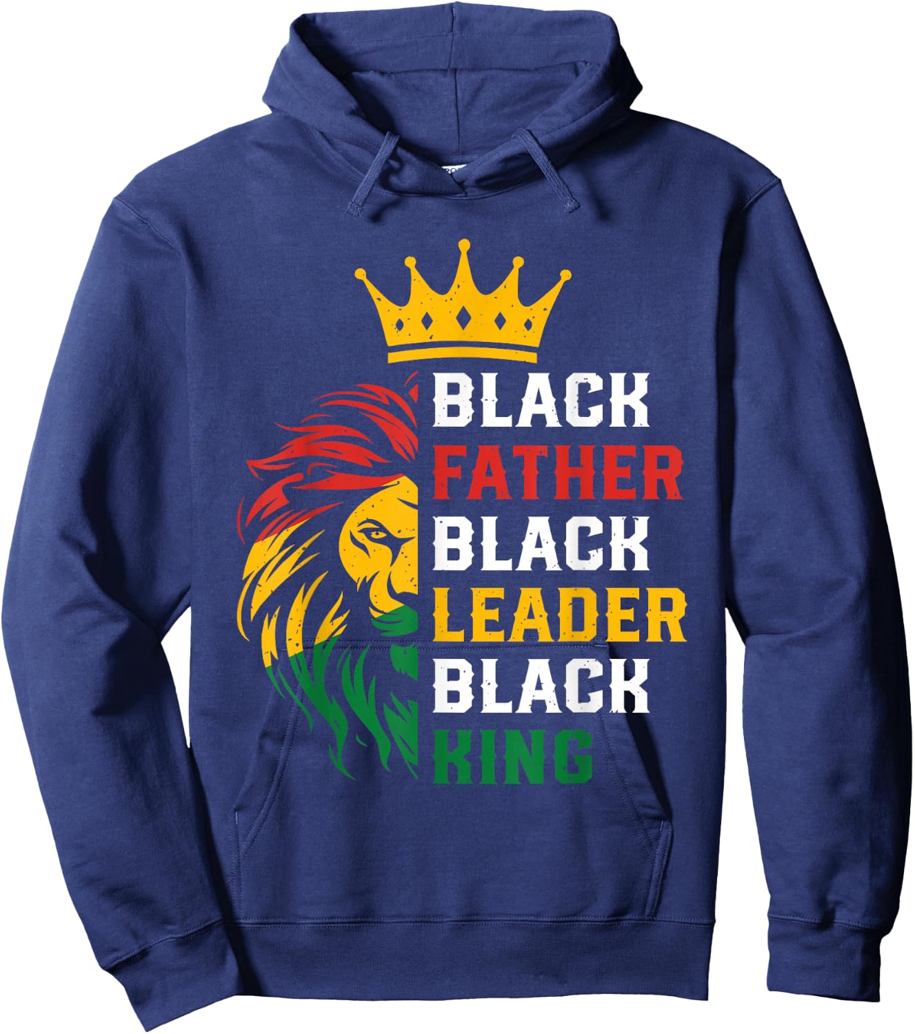 Dope Black Father Dope Black Men Dope Black Dad Father's Day Hoodie - Hoodie | Navy