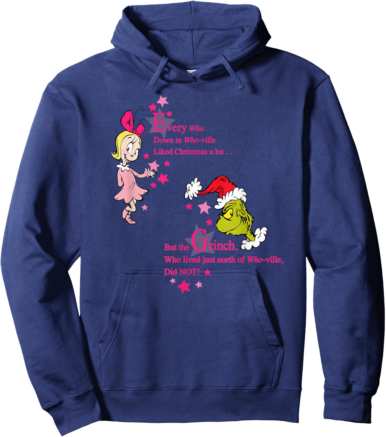 Dr. Seuss Every Who Down in Who-ville Short Sleeve Hoodie - Hoodie | Navy