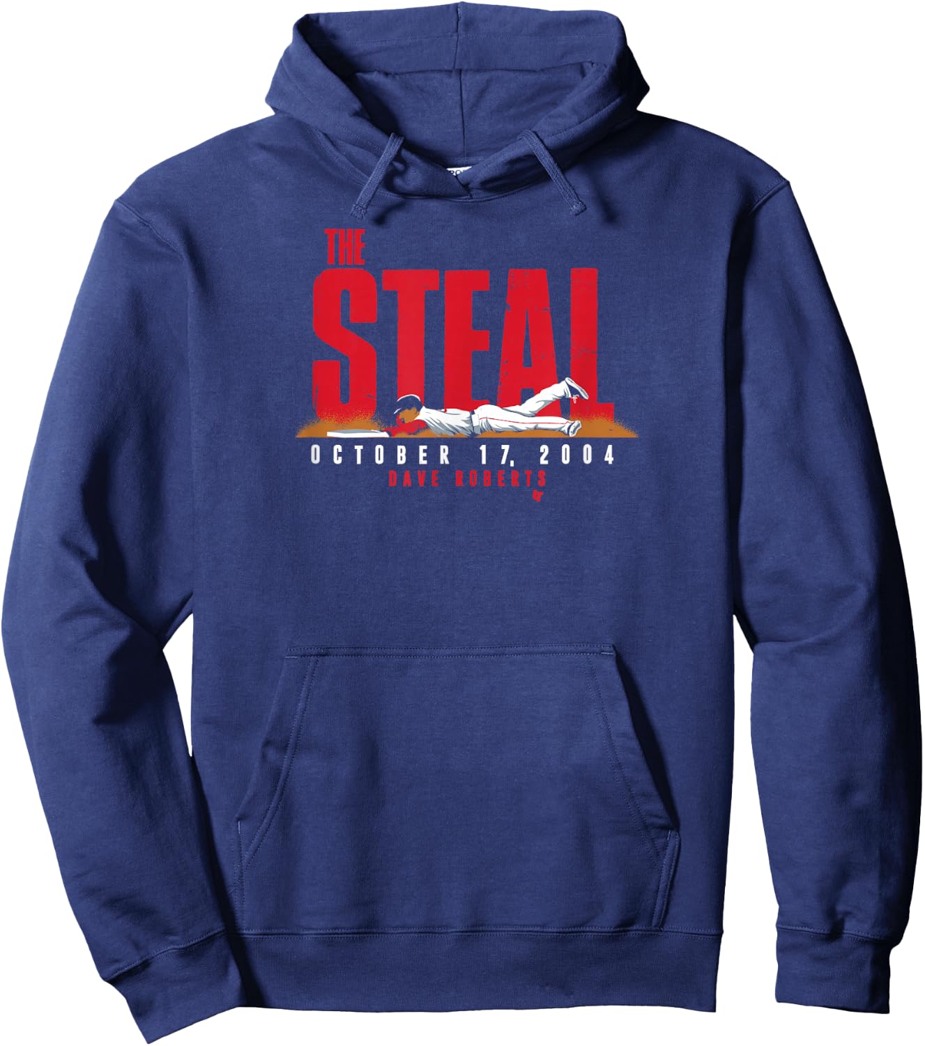 Dave Roberts: The Steal - Boston Baseball Hoodie - Hoodie | Navy